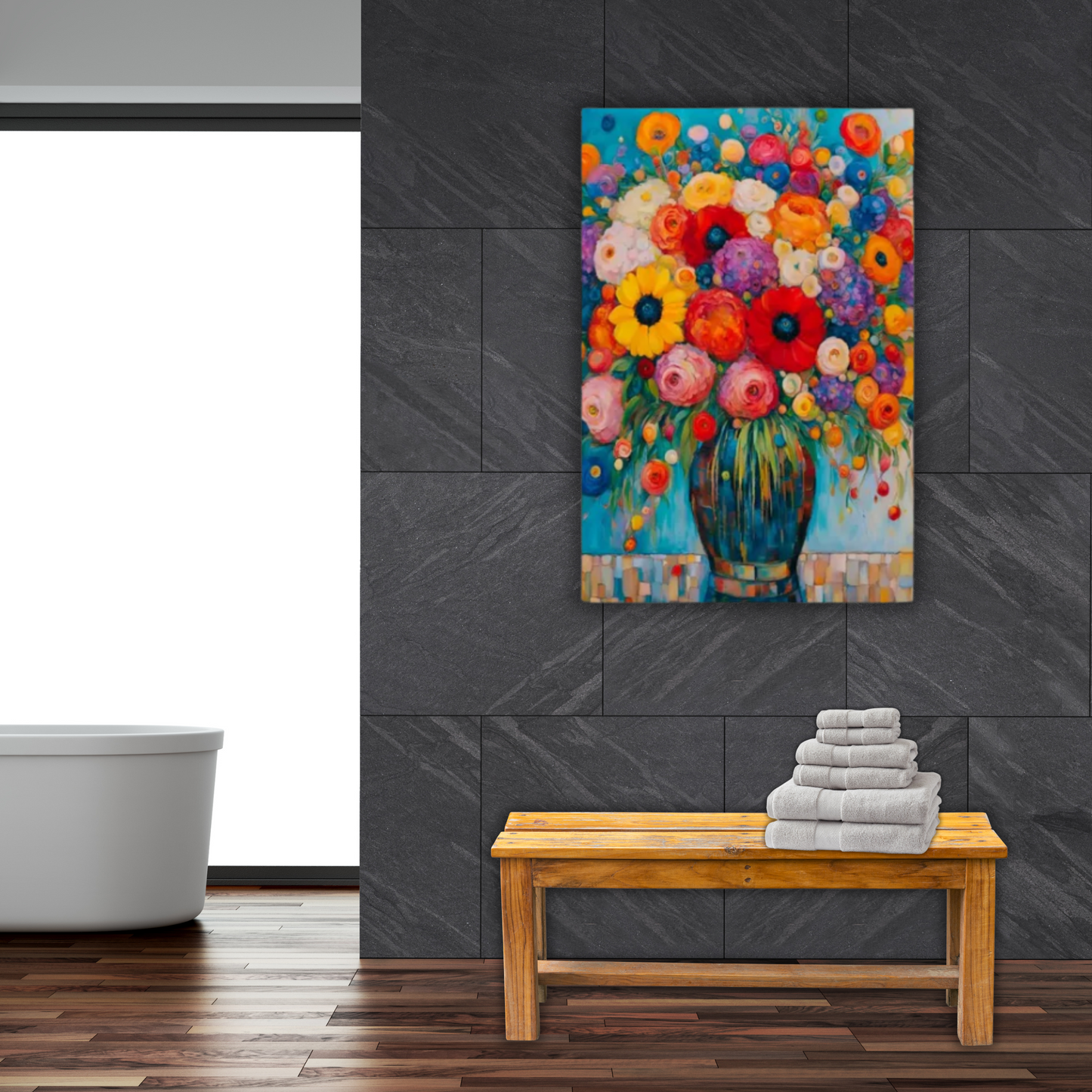 24" x 36" Stretched Canvas Print Wall Art (Made in USA)