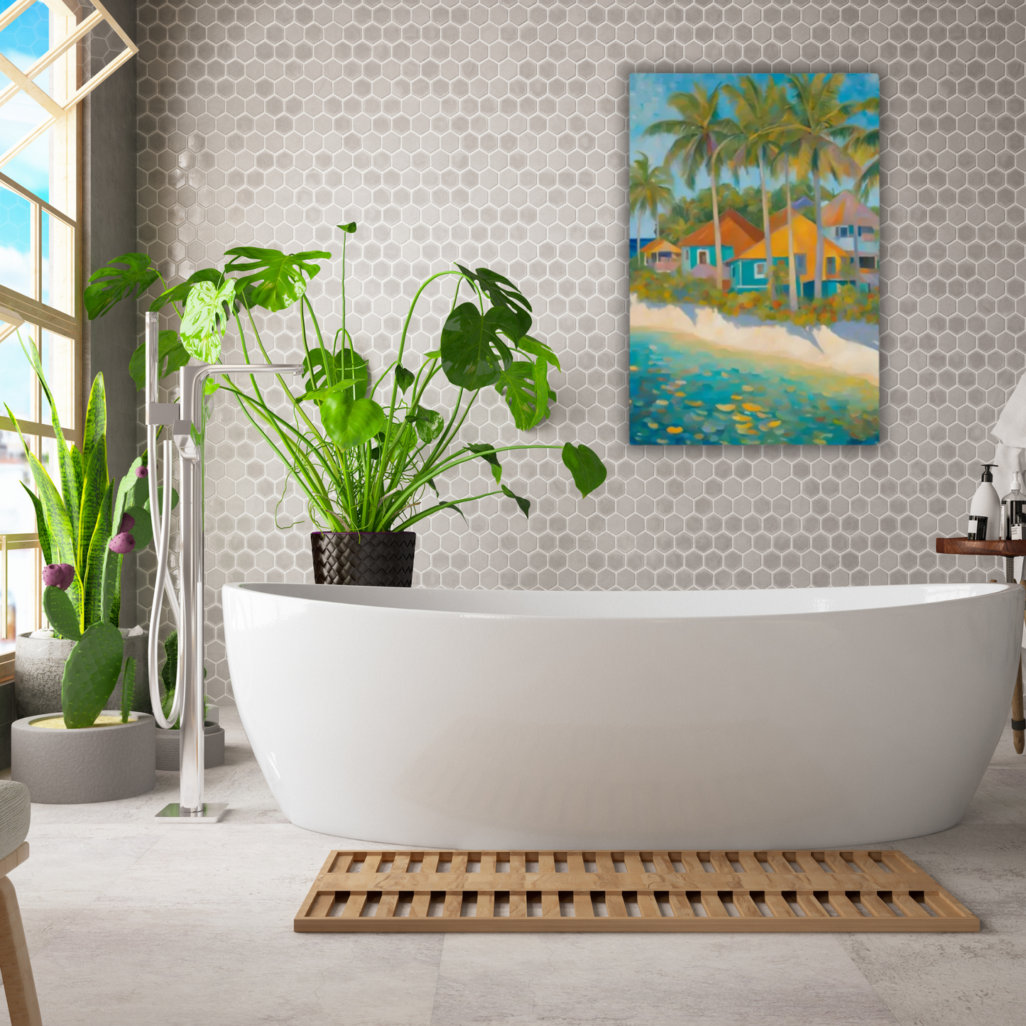 24" x 36" Stretched Canvas Print Wall Art (Made in USA)