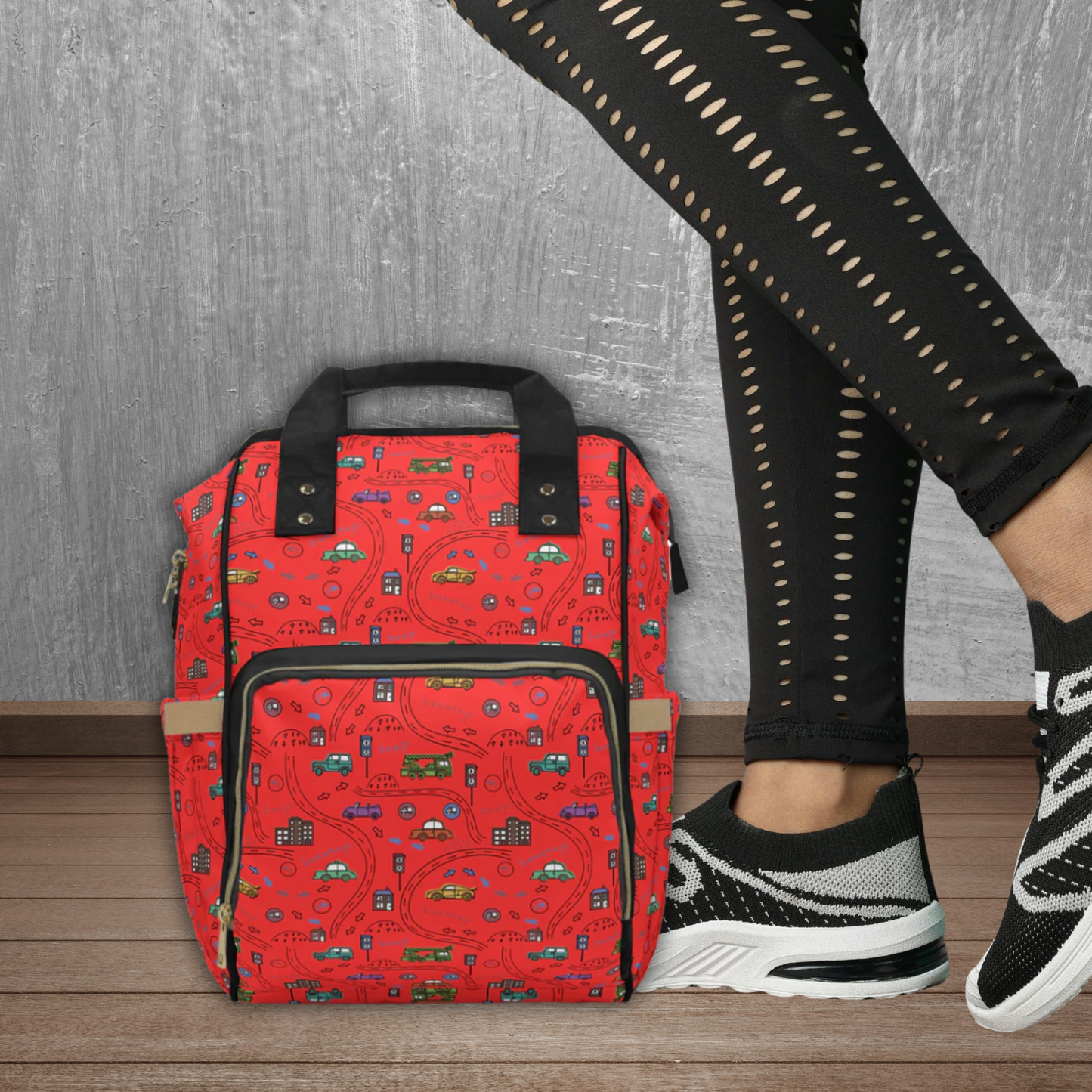 Beep Beep Multifunctional Diaper Backpack