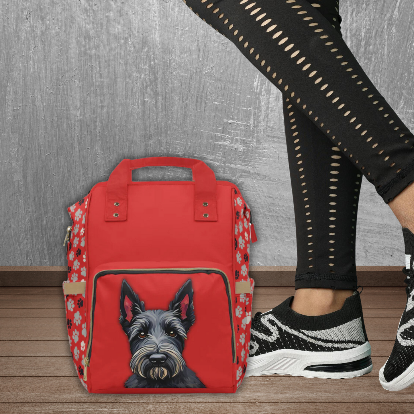 Scottish Terrier Multifunctional Backpack