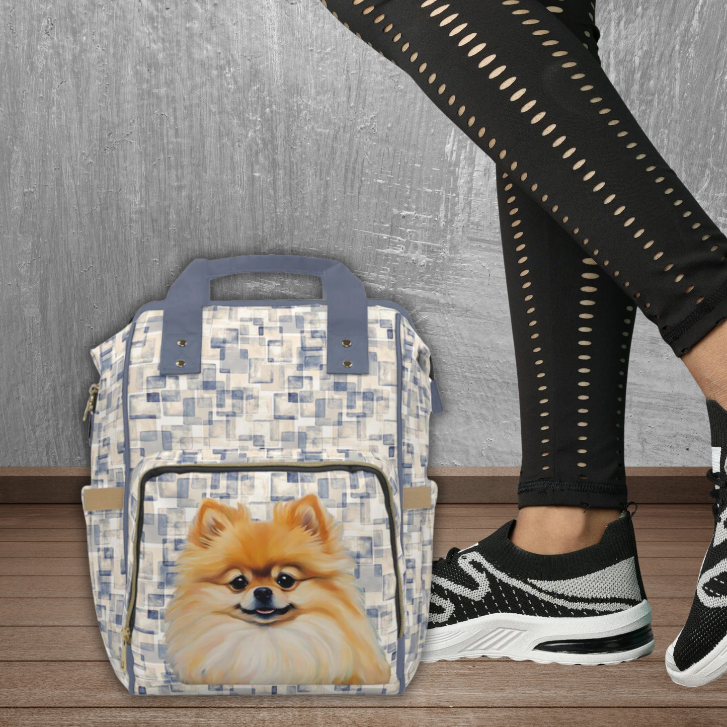 Pomeranian Jazz Multifunctional Backpack