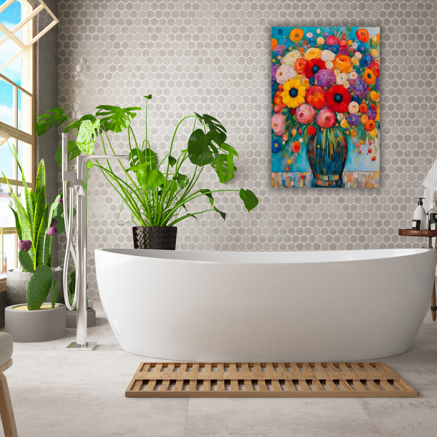 24" x 36" Stretched Canvas Print Wall Art (Made in USA)