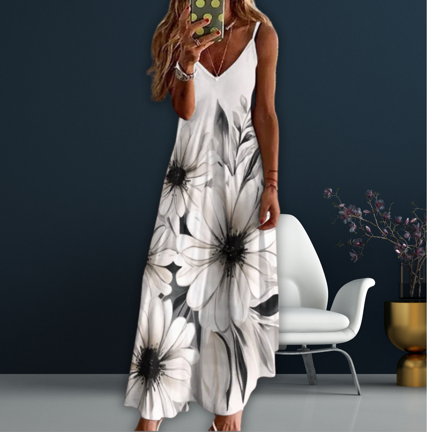 Darya Women's Summer Fashion Slip Dress