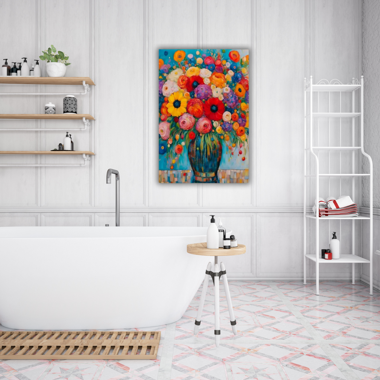 24" x 36" Stretched Canvas Print Wall Art (Made in USA)