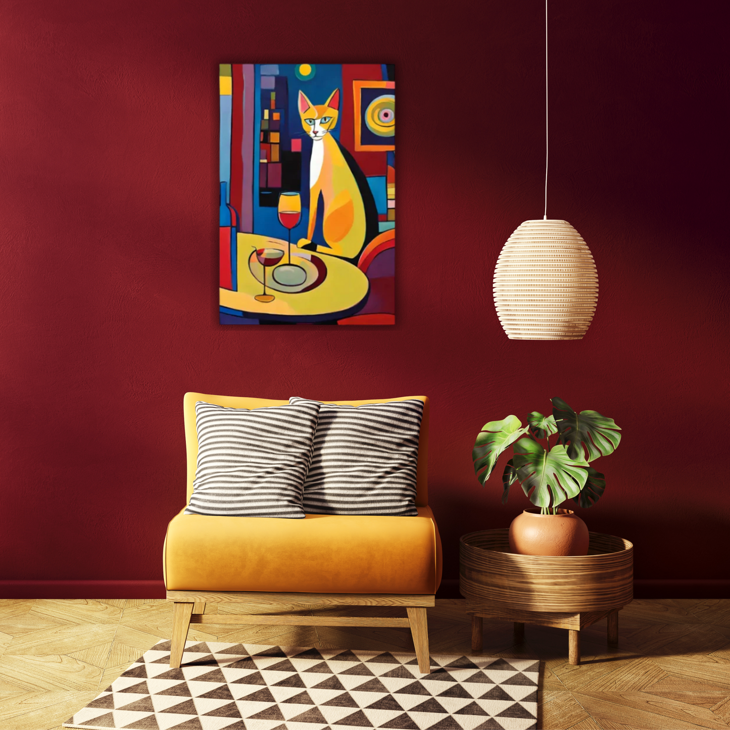 24" x 36" Stretched Canvas Print Wall Art (Made in USA)
