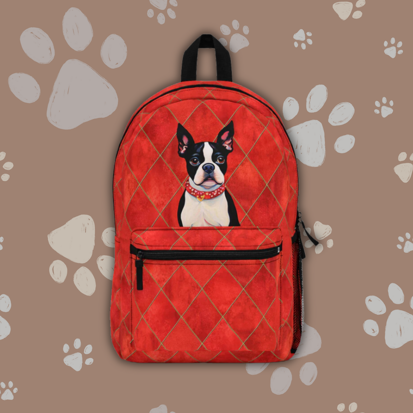 Boston Terrier Backpack