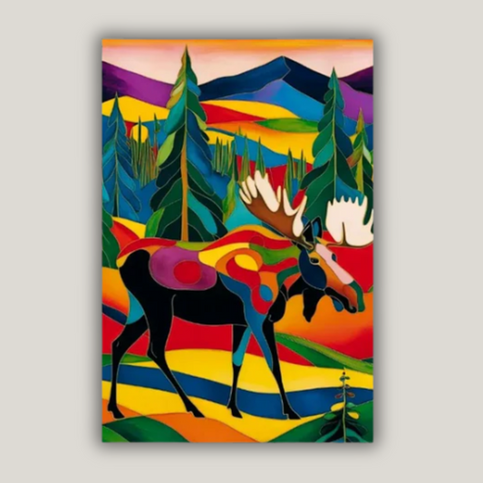 24" x 36"  Stretched Canvas Print Wall Art  (Made in USA)