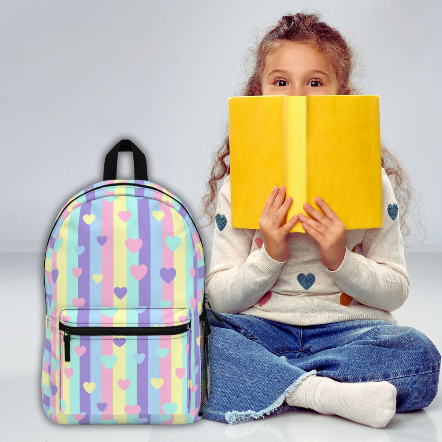 Pastel Hearts Backpack