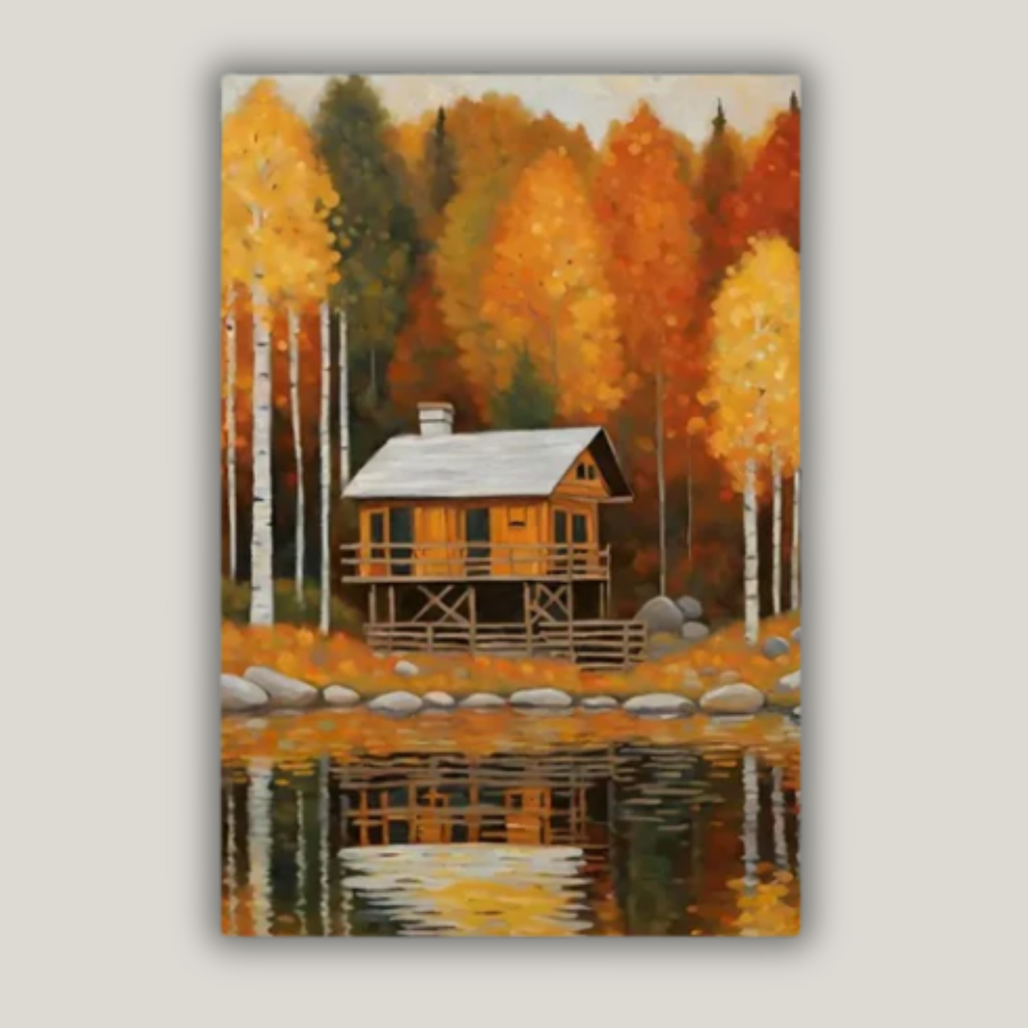 24" x 36" Stretched Canvas Print Wall Art (Made in USA)