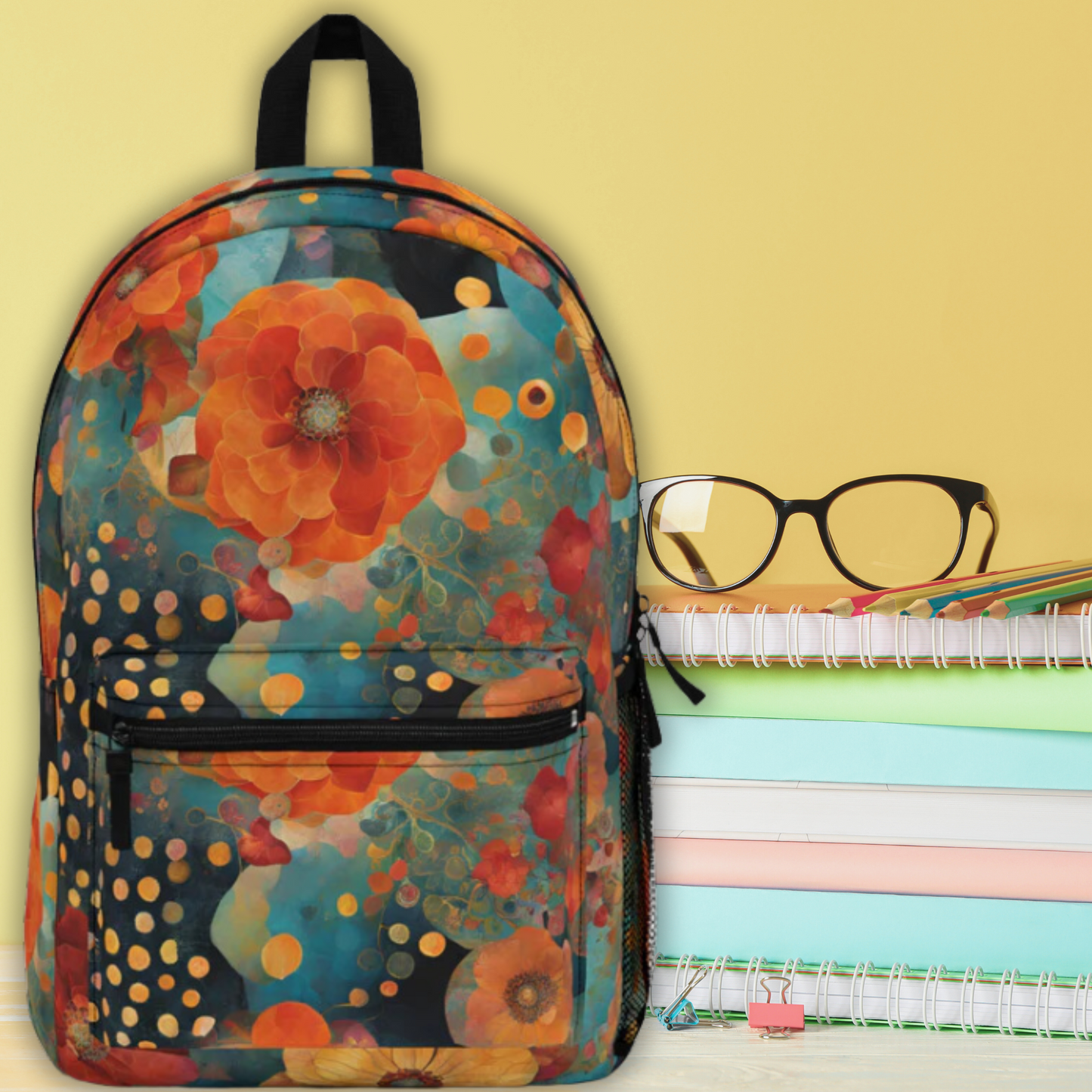 Noella Abstract Floral Backpack