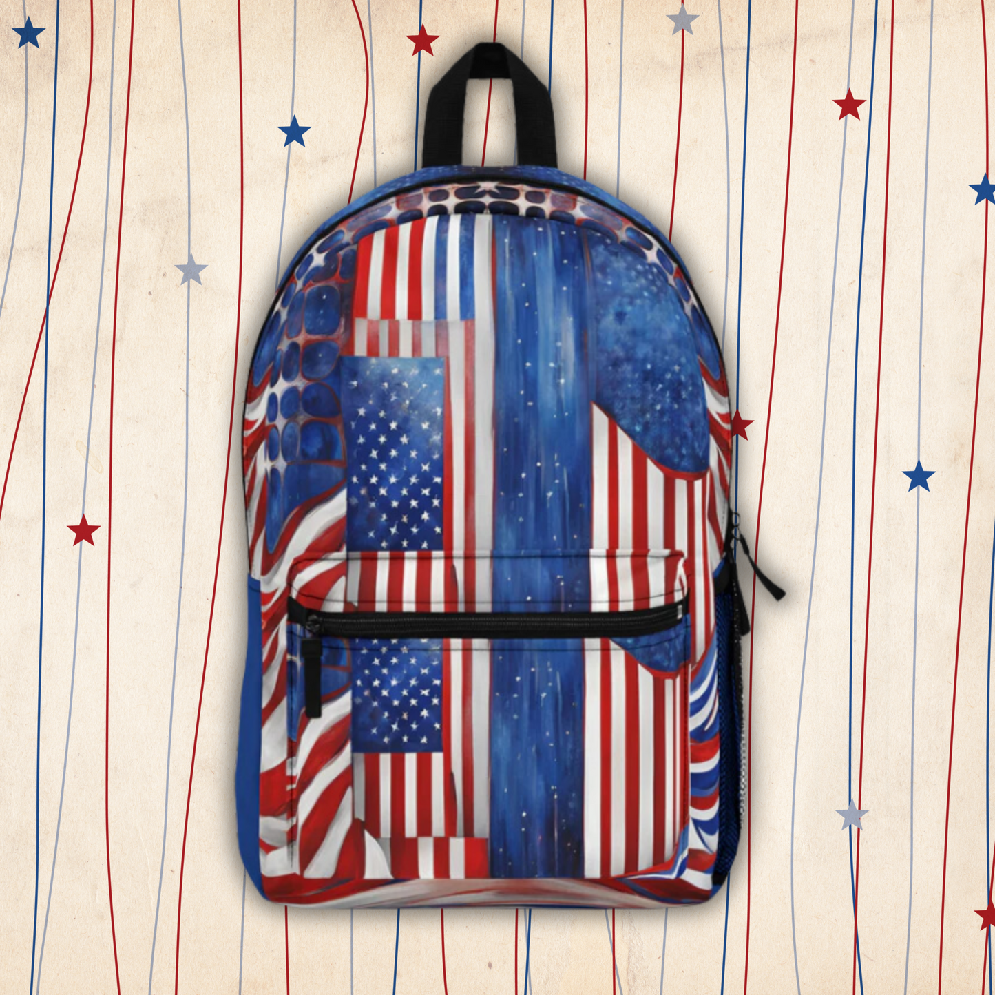 USA Abstract Backpack