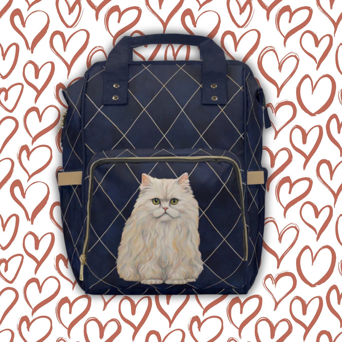 Himalayan Cat Multifunctional Backpack