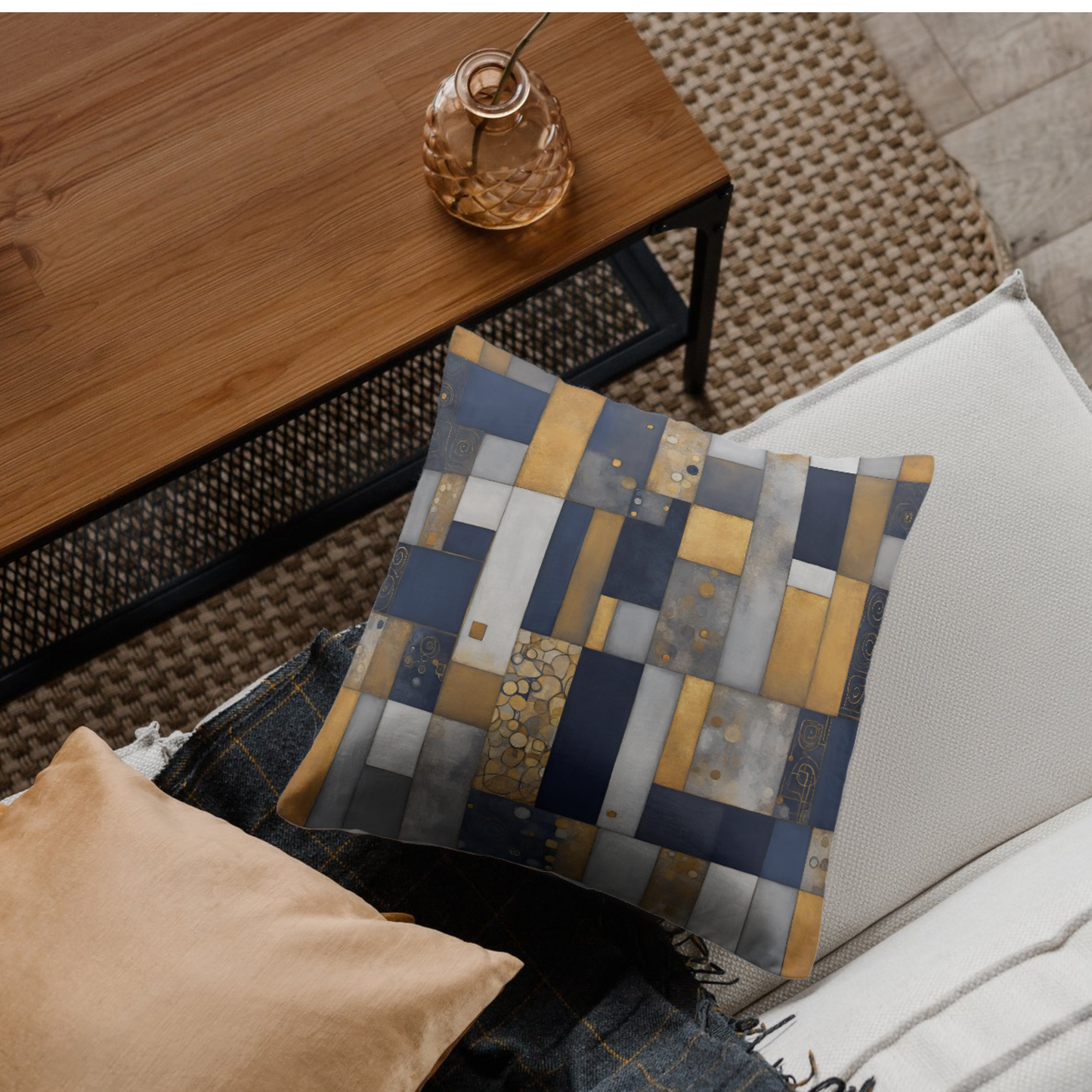 Gallantly Square Poly Canvas Pillowcase