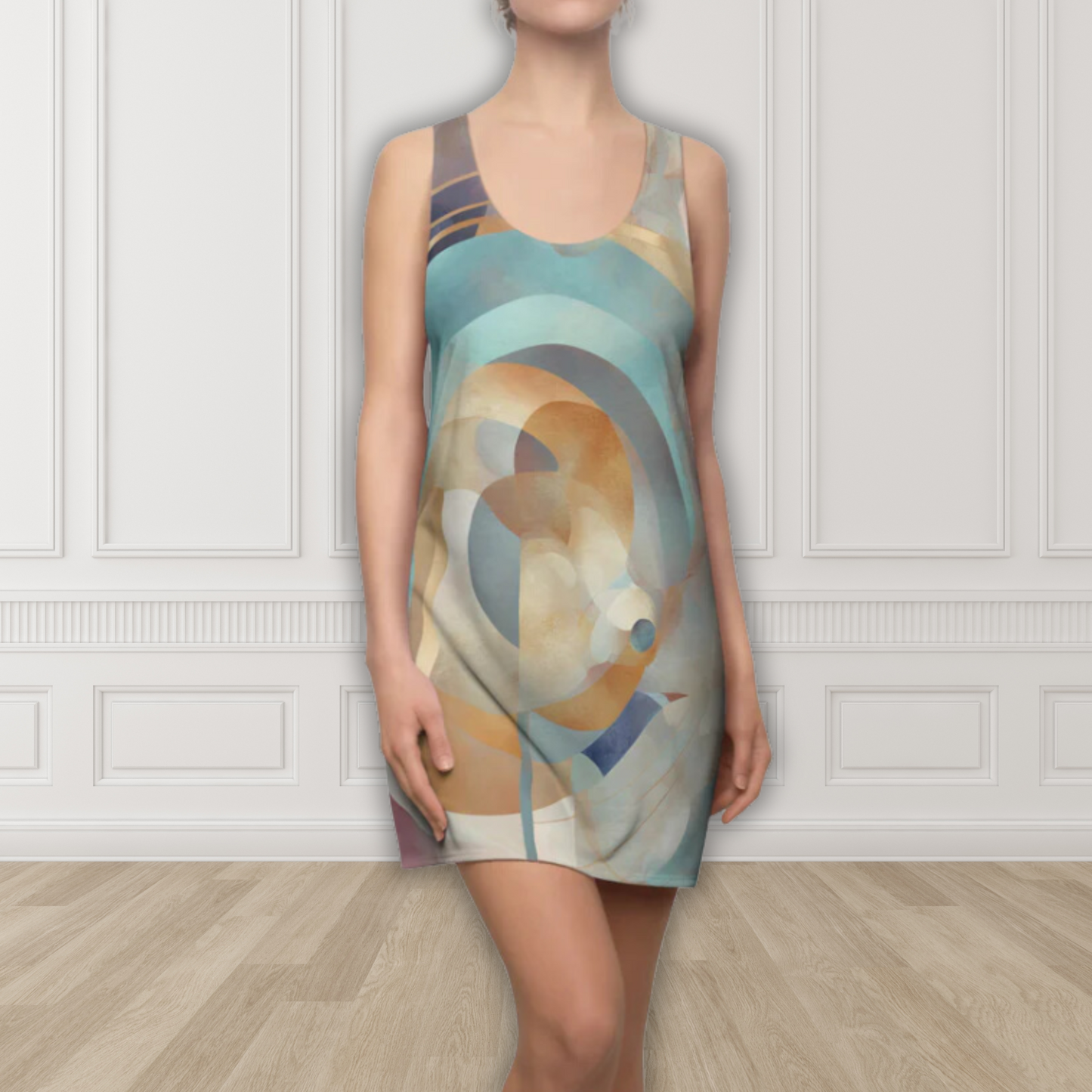 Tonnie Abstract Women's Racerback Dress