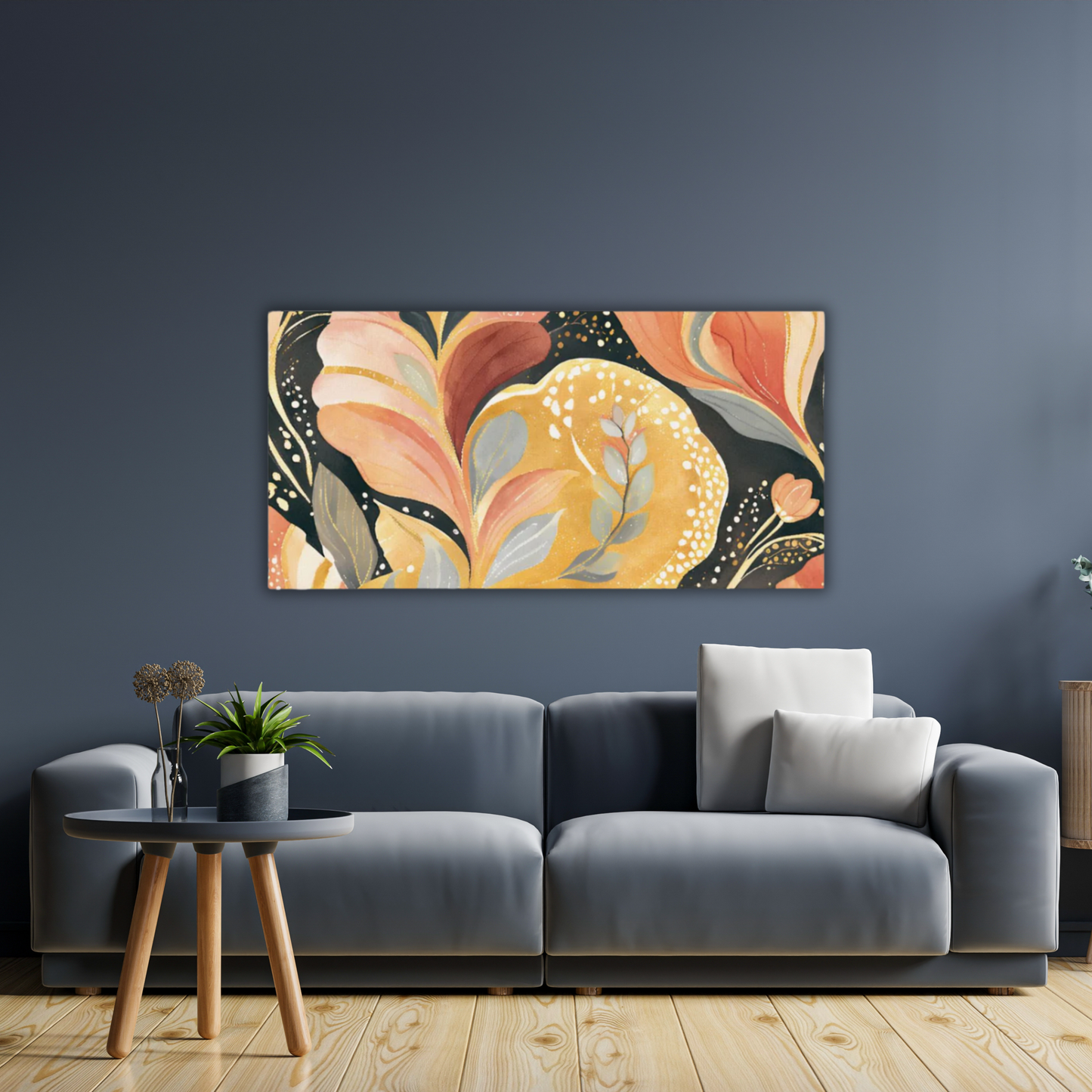 60" x 30" Printed Canvas Fabric Wall Art - No Frame (Made in USA)