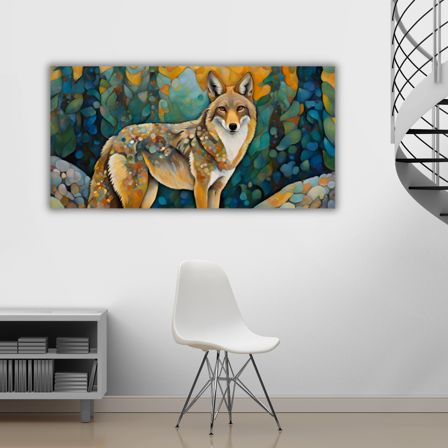 60" x 30" Printed Canvas Fabric Wall Art - No Frame (Made in USA)