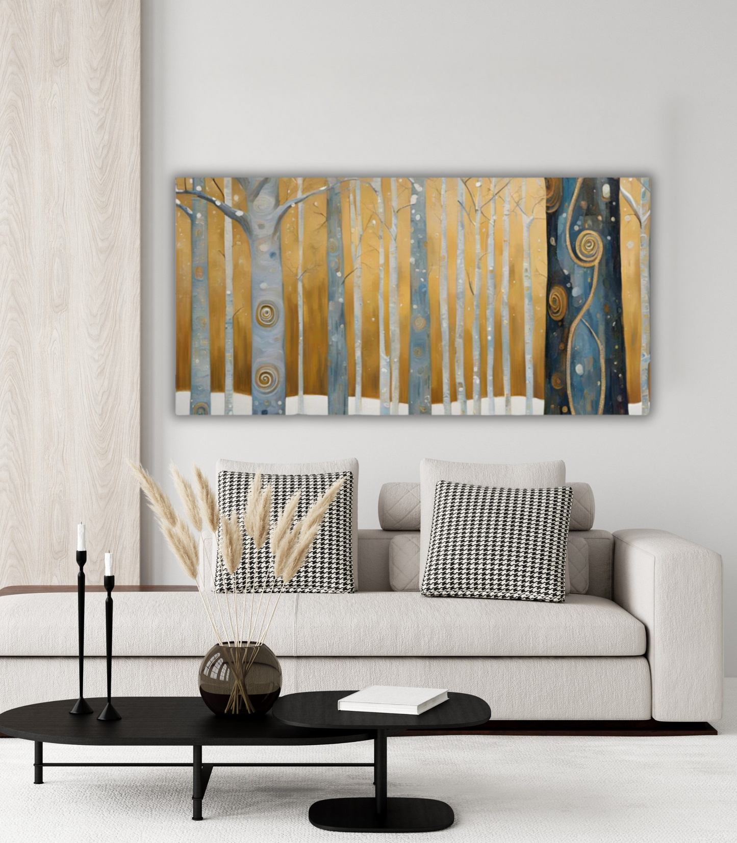 60" x 30" Printed Canvas Fabric Wall Art - No Frame (Made in USA)