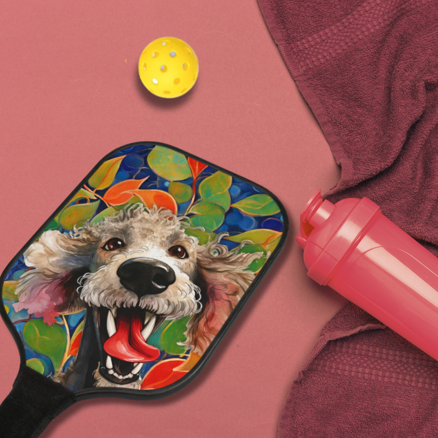 Crazy Standard Poodle Pickleball Kit