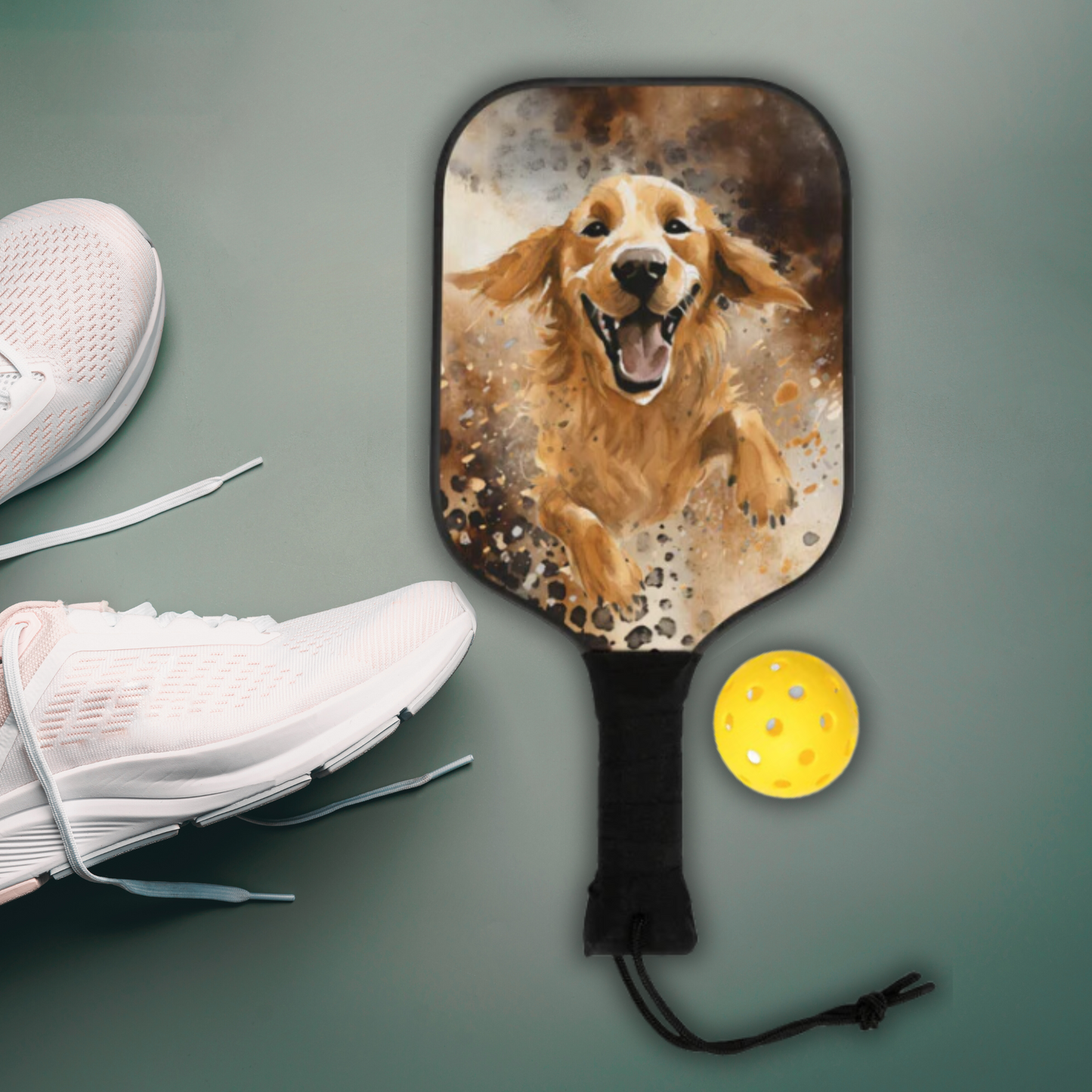 Crazy Golden Retriever Pickleball Kit