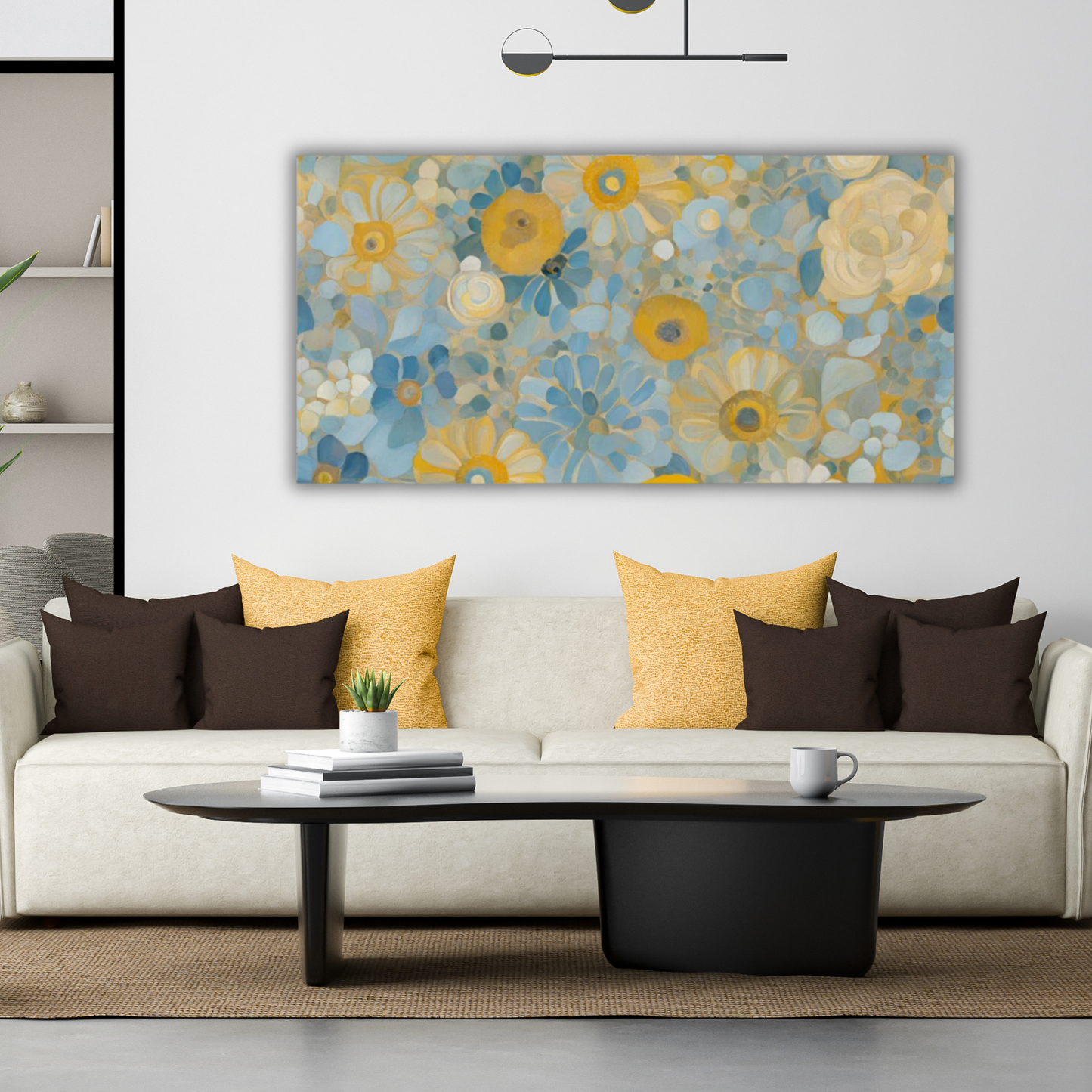 60" x 30" Printed Canvas Fabric Wall Art - No Frame (Made in USA)