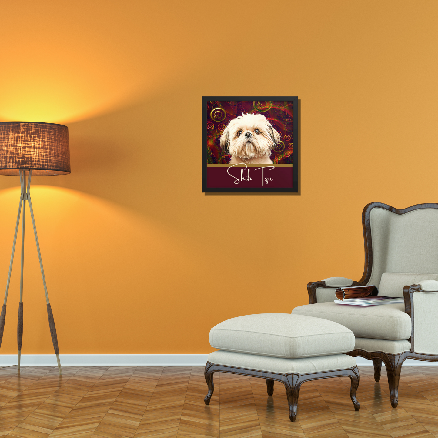 Shih Tzu Framed poster