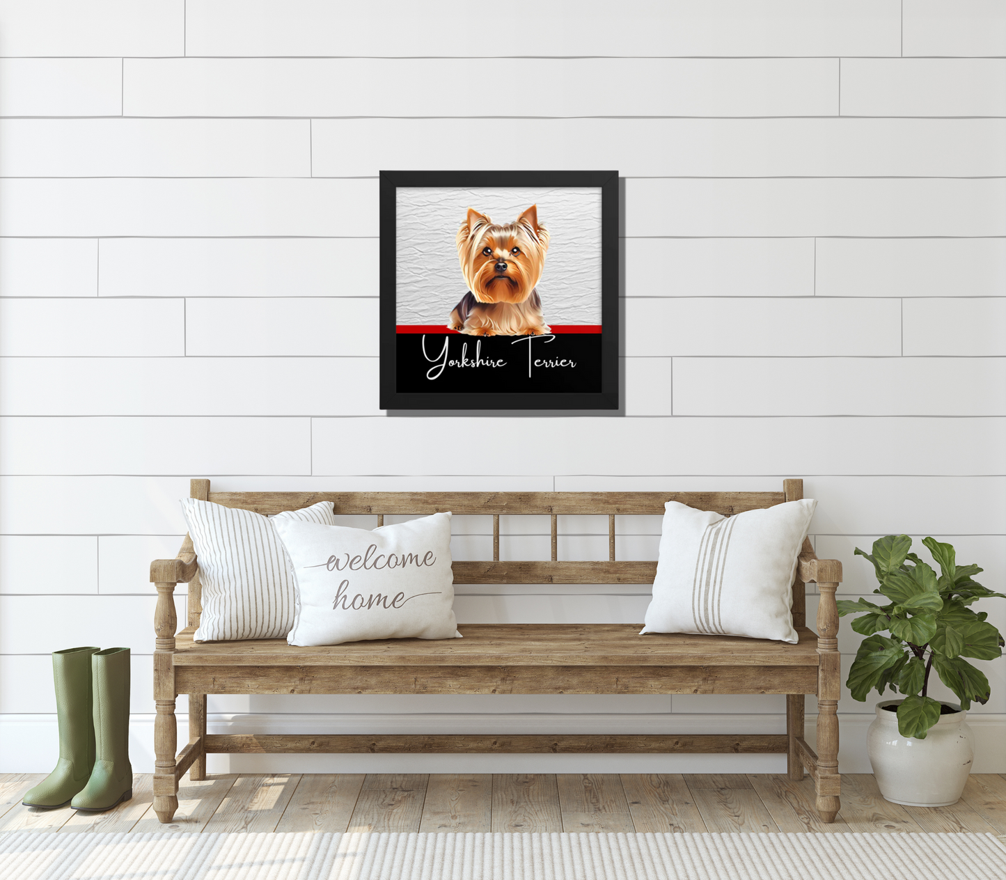 Yorkshire Terrier Framed poster