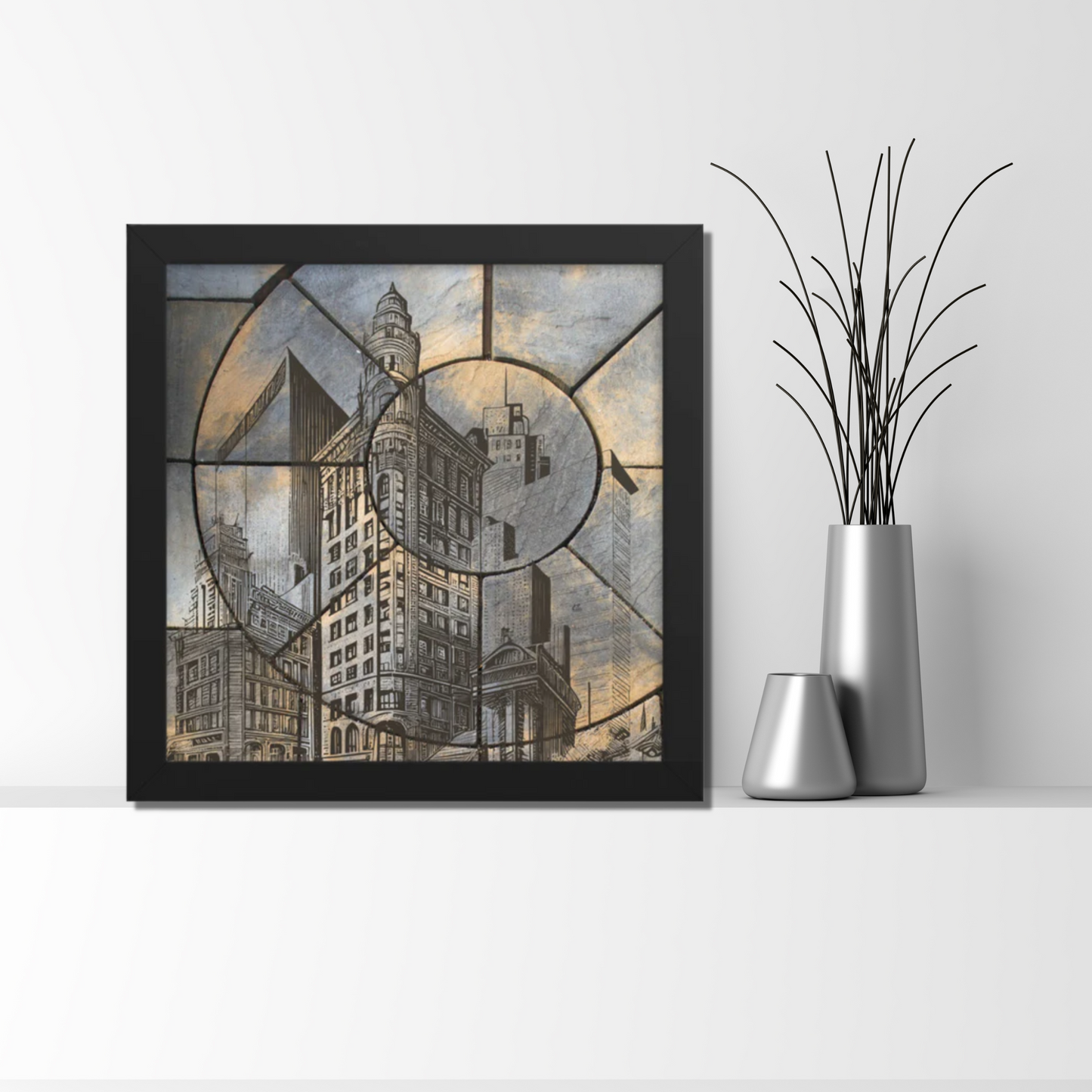 Cityscape Framed poster