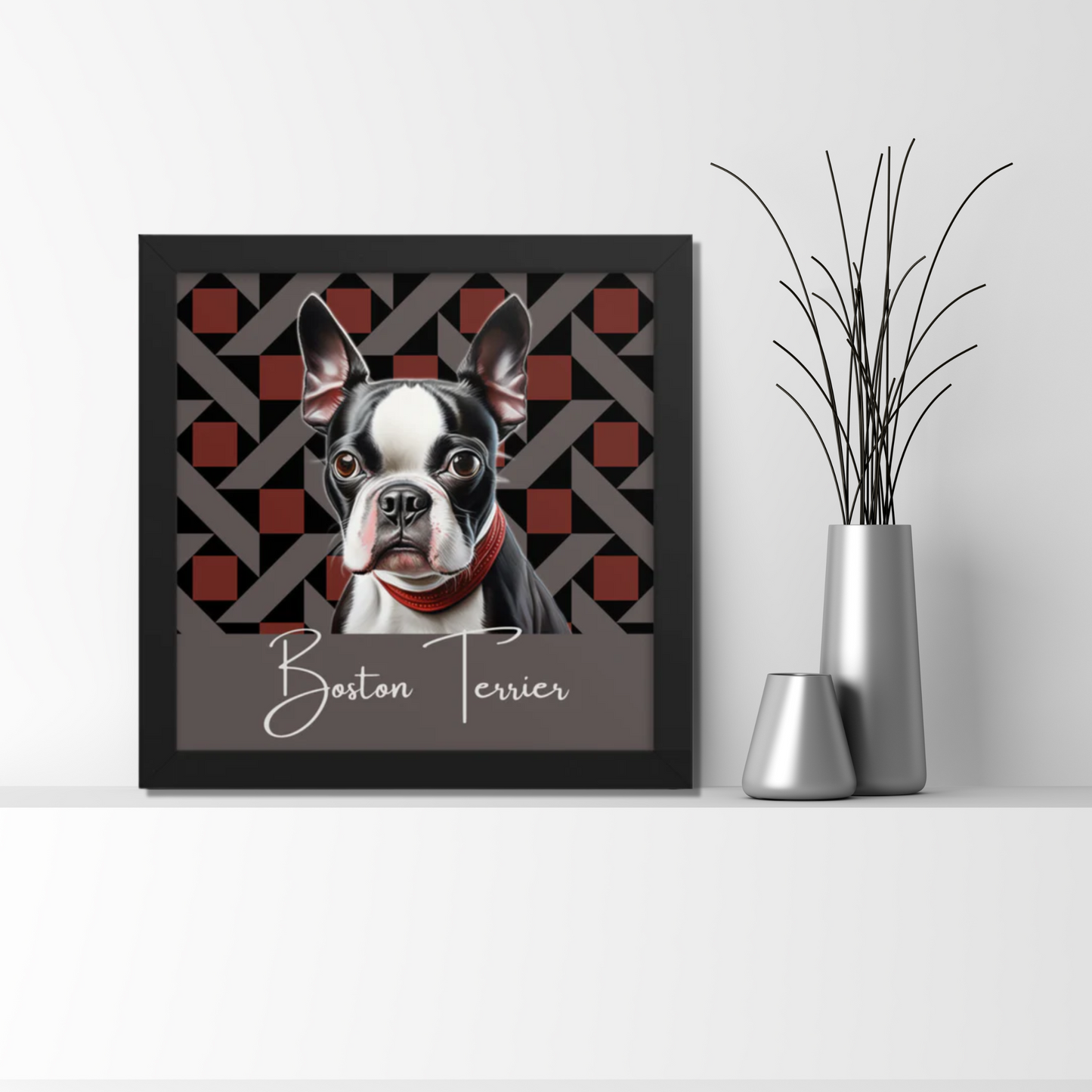 Boston Terrier Framed poster