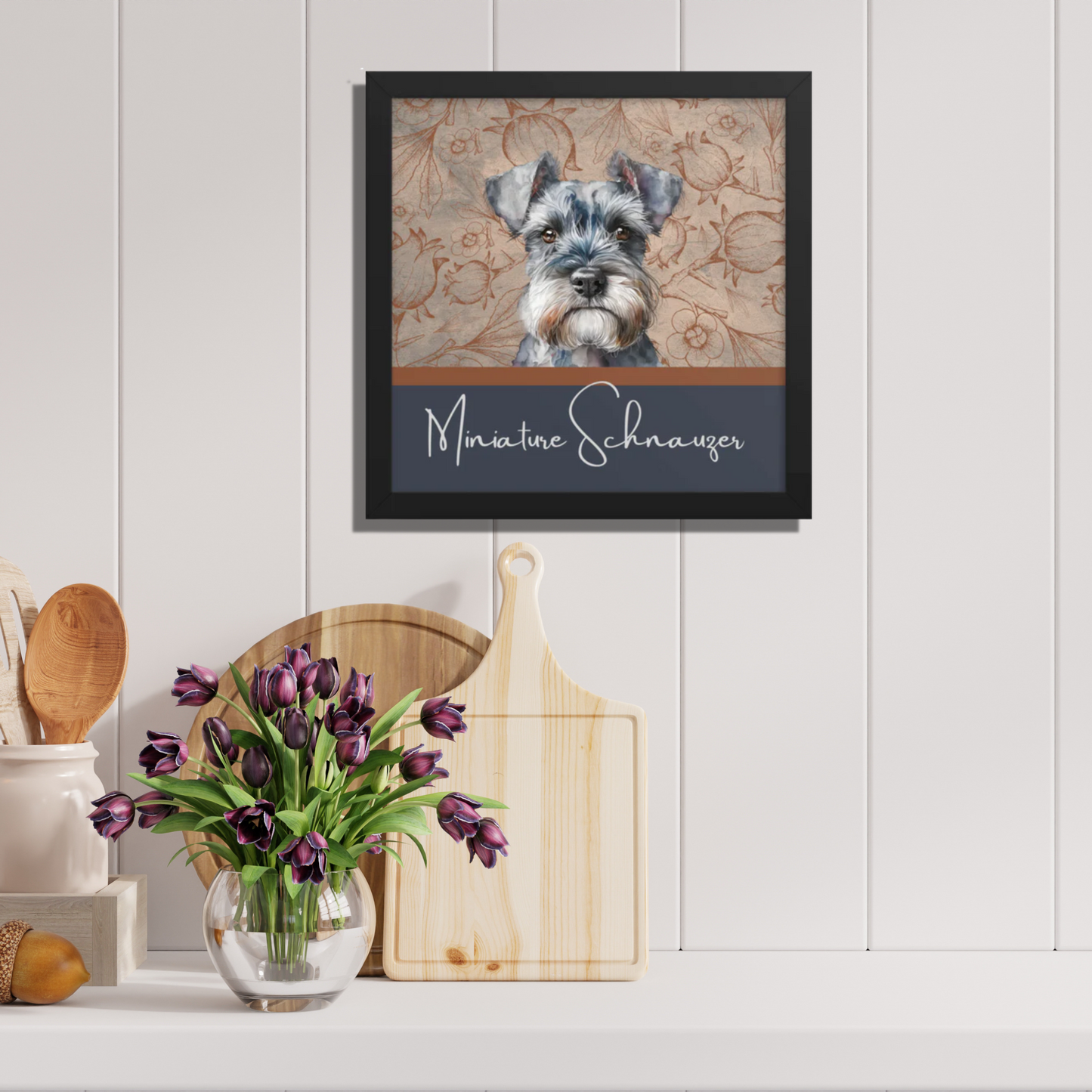 Miniature Schnauzer Framed poster