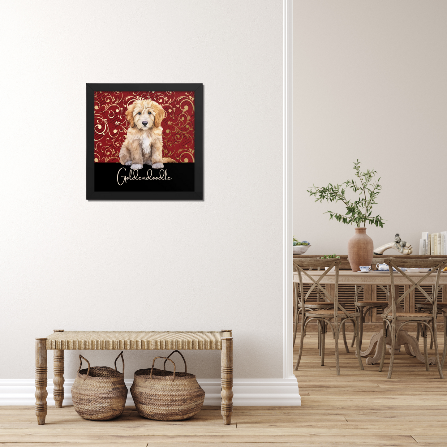 Goldendoodle Framed poster