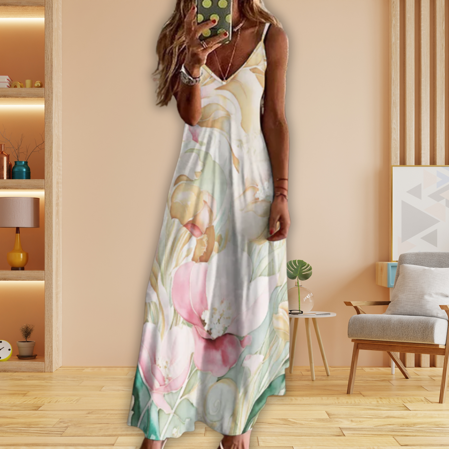 Maylene Women's Summer Fashion Slip Dress