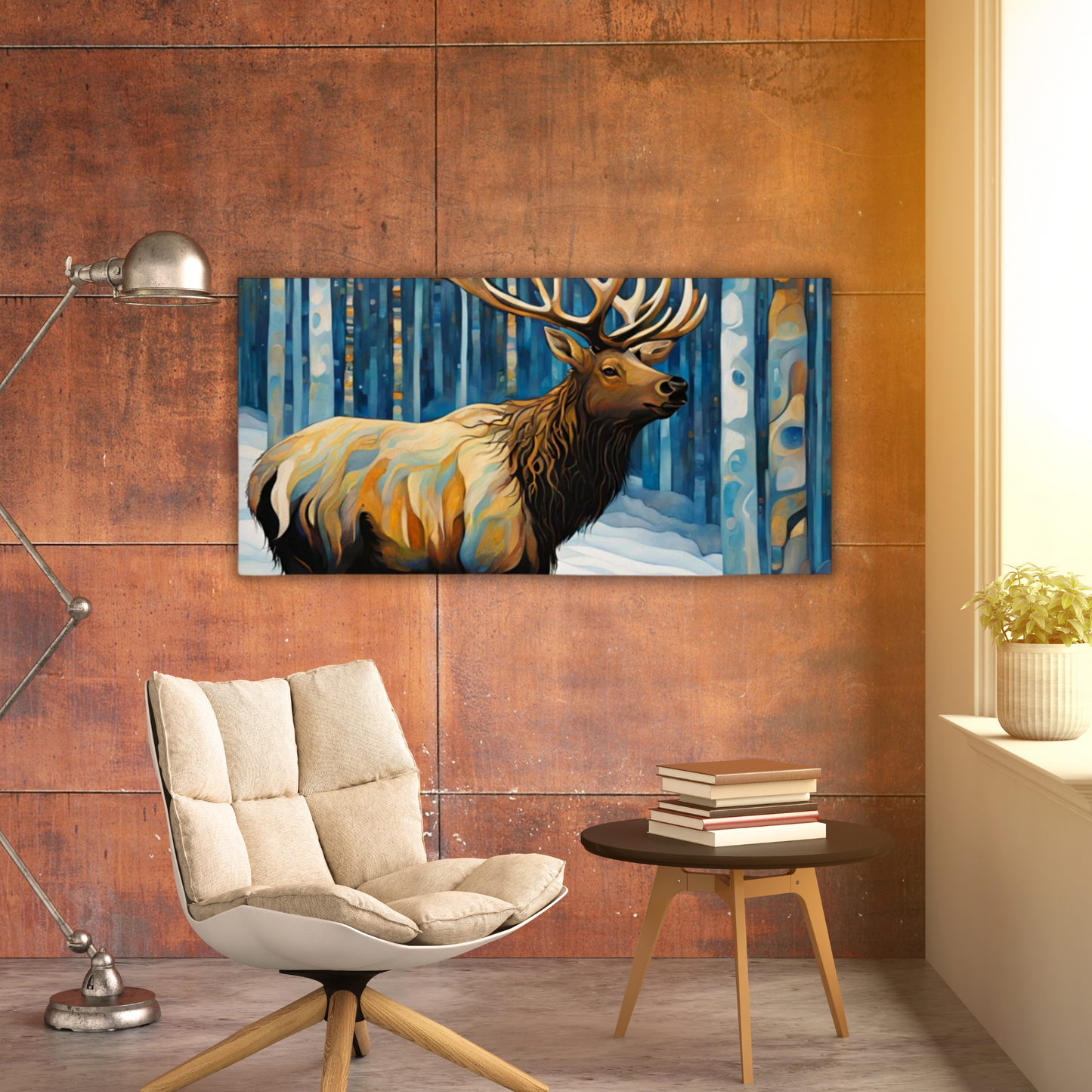 60" x 30" Printed Canvas Fabric Wall Art - No Frame (Made in USA)