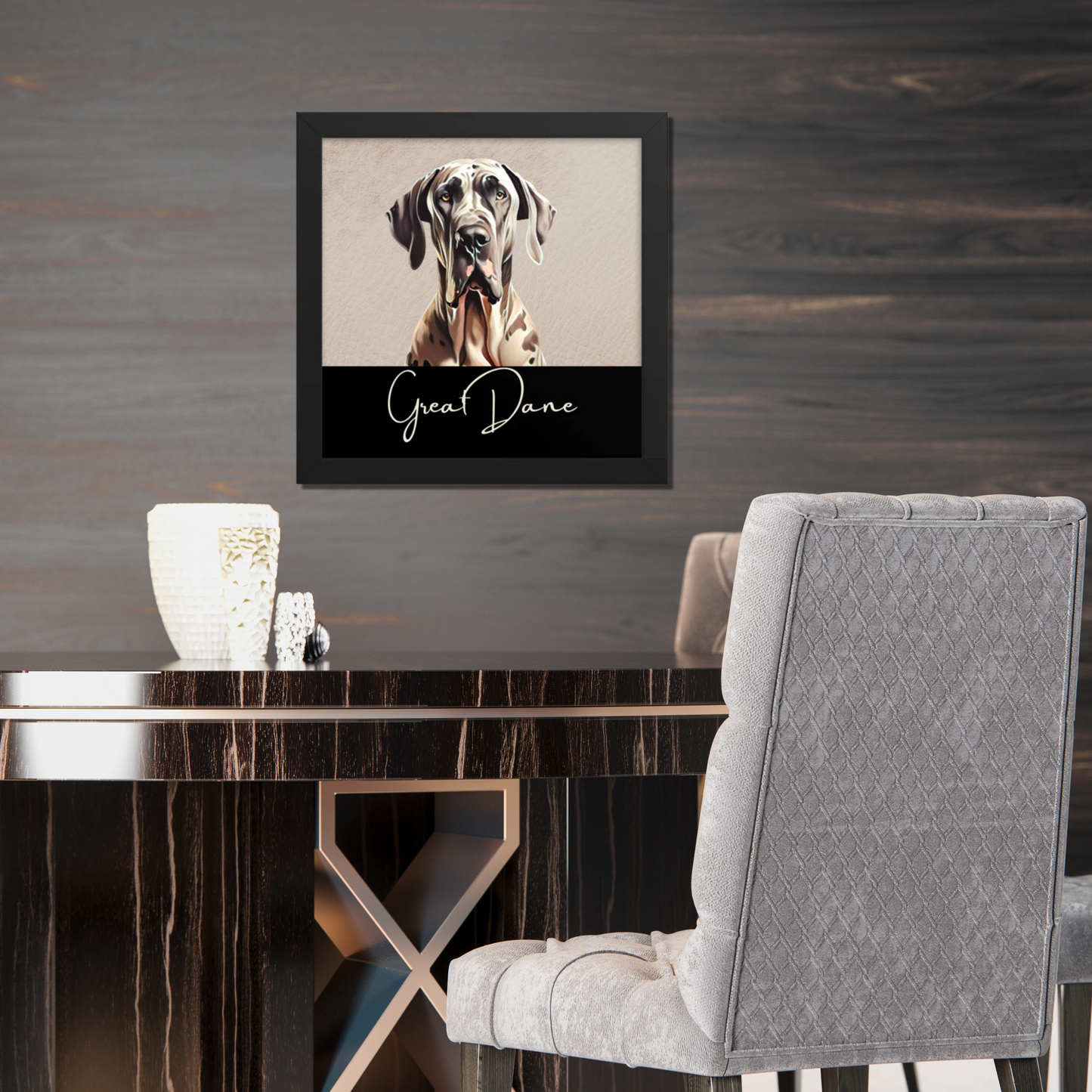 Great Dane Framed poster