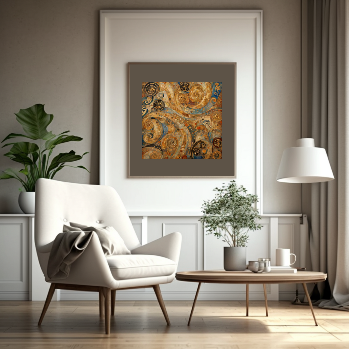 Moody Abstract Art Poster