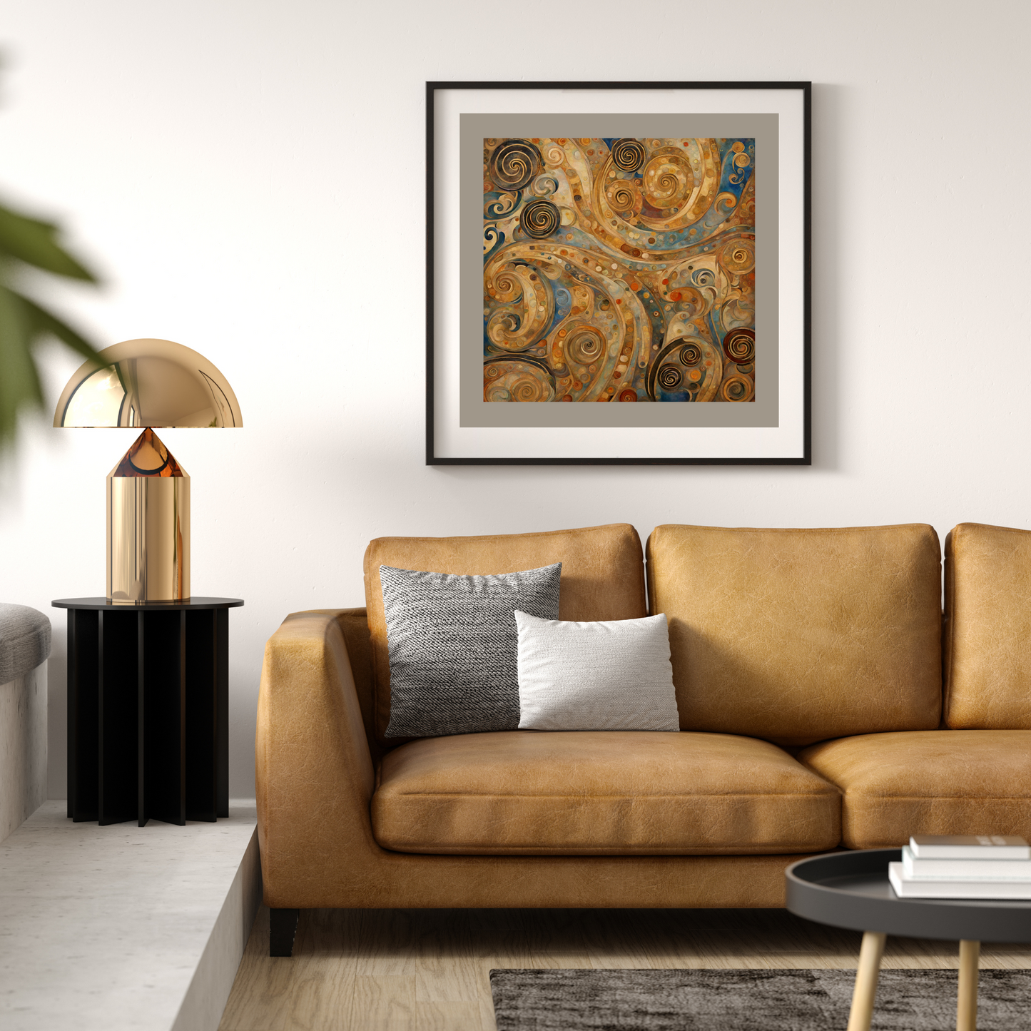 Moody Abstract Art Poster