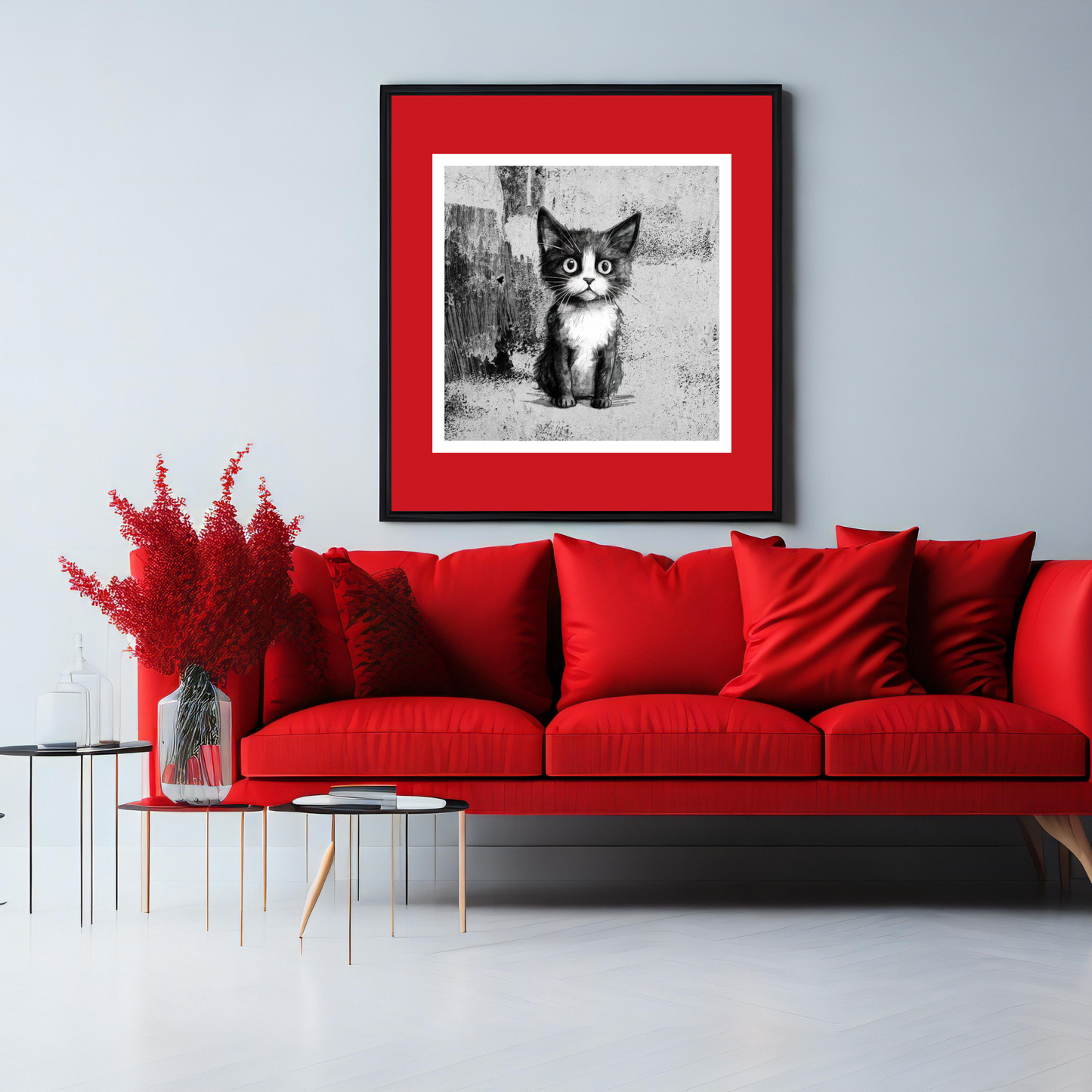 Nolan Tuxedo Kitten Poster