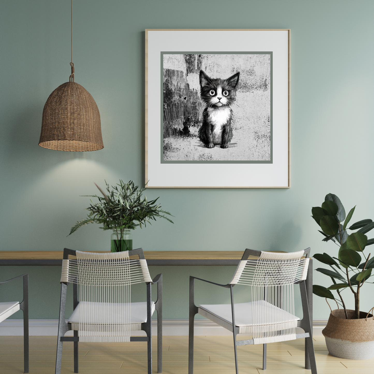 Nolan Tuxedo Kitten Poster