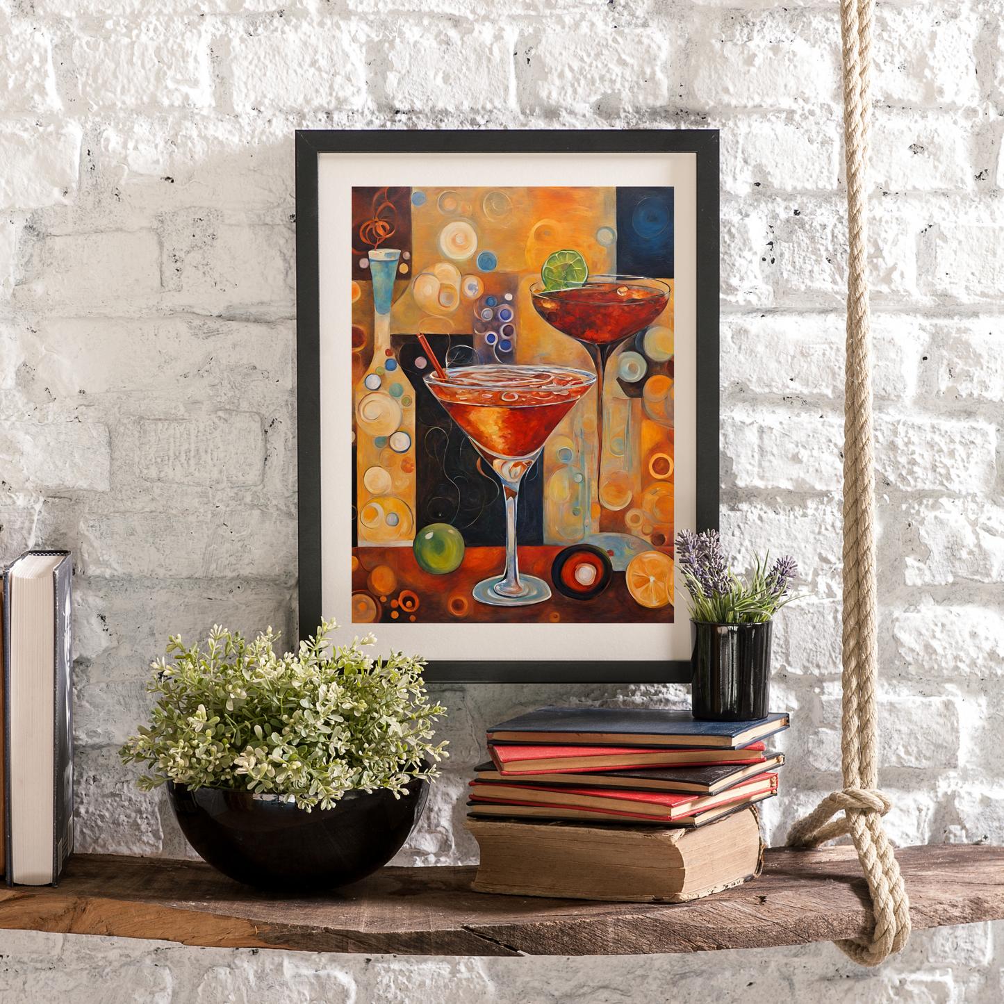 Two Drinks & a Bottle Poster