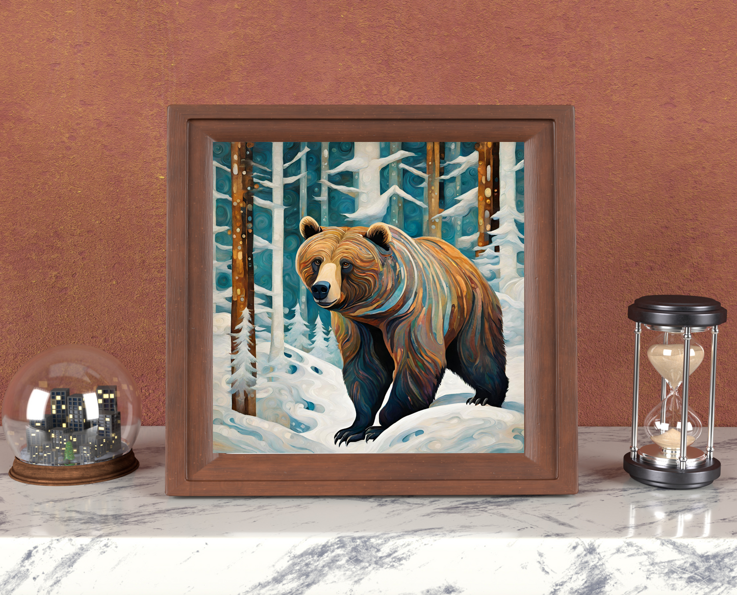 Deep Woods Grizzly Poster