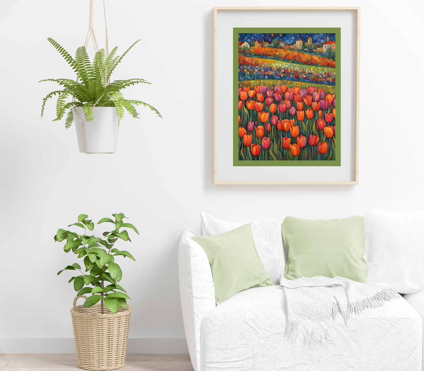 Tulip Fields Poster