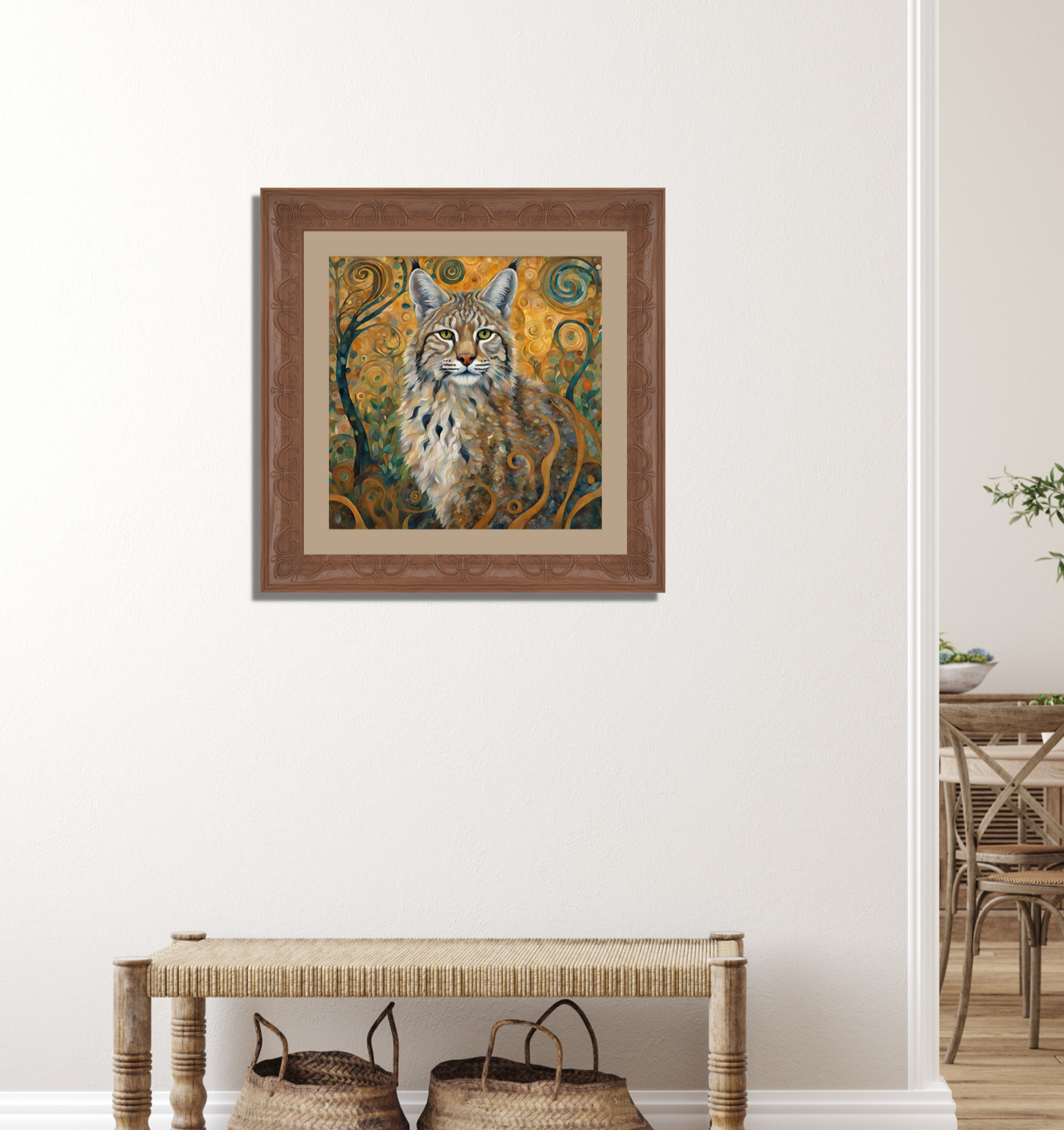 Mountain Forest Bobcat Poster