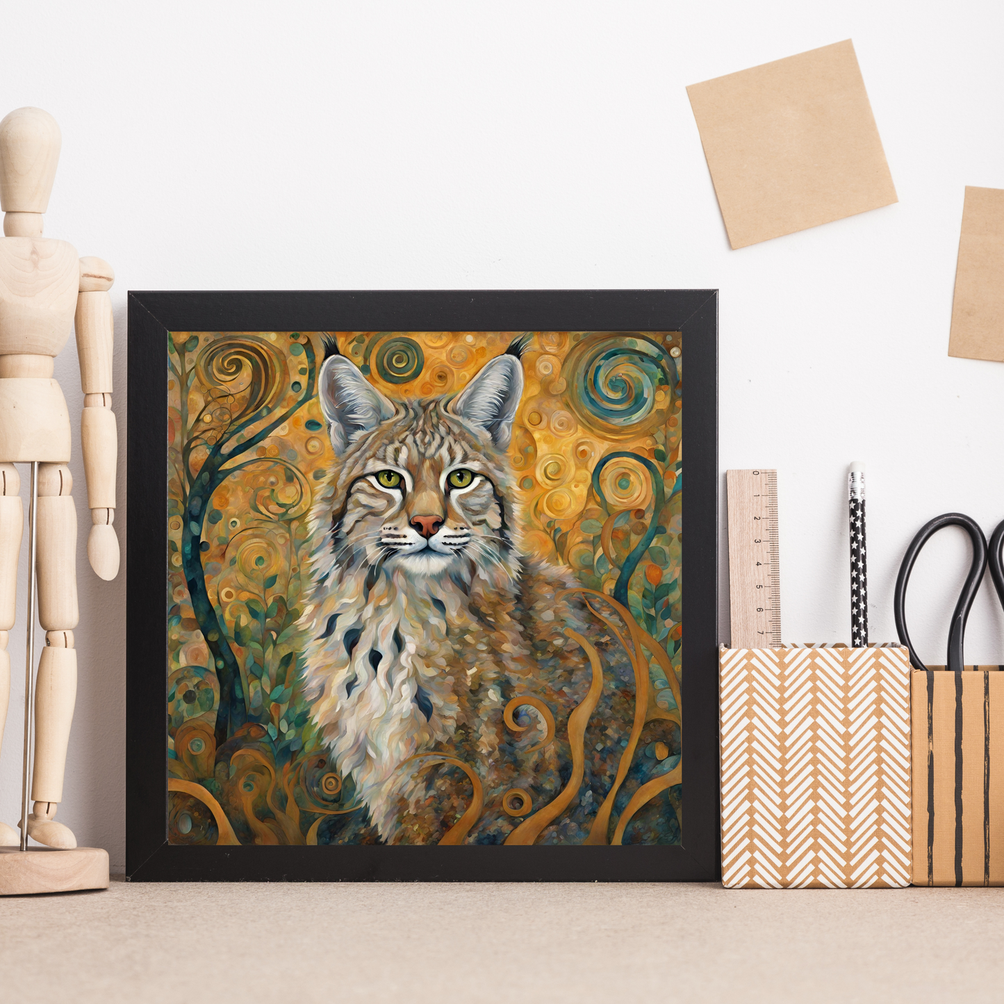 Mountain Forest Bobcat Poster