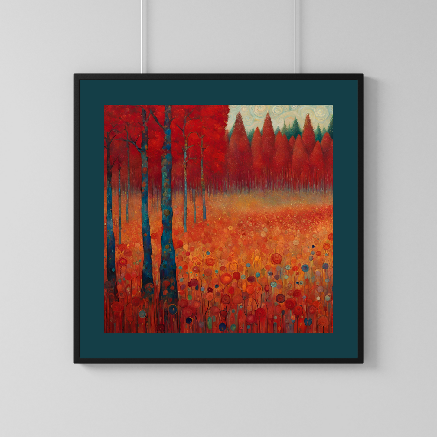 Red Nature Poster