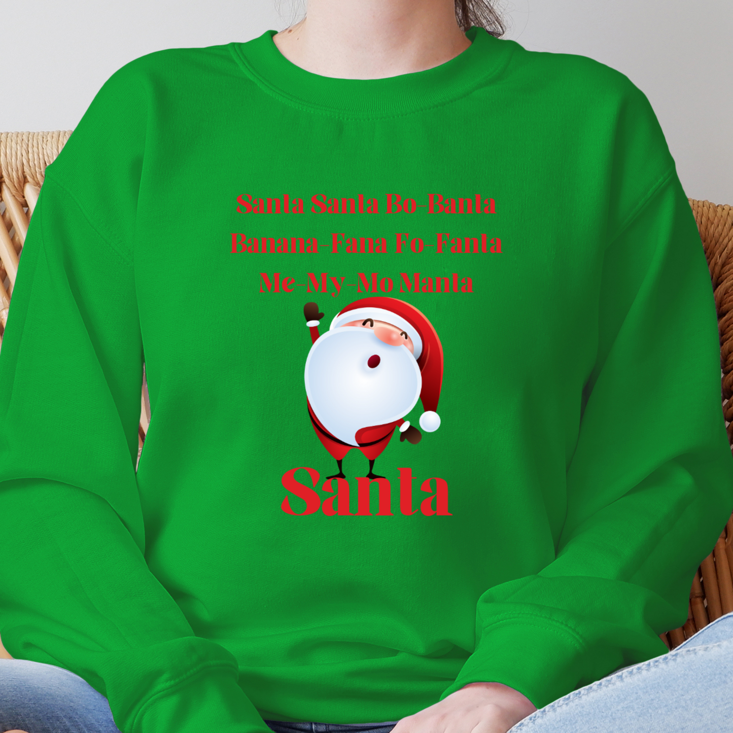 Santa Santa Bo Banta Unisex Heavy Blend™ Crewneck Sweatshirt