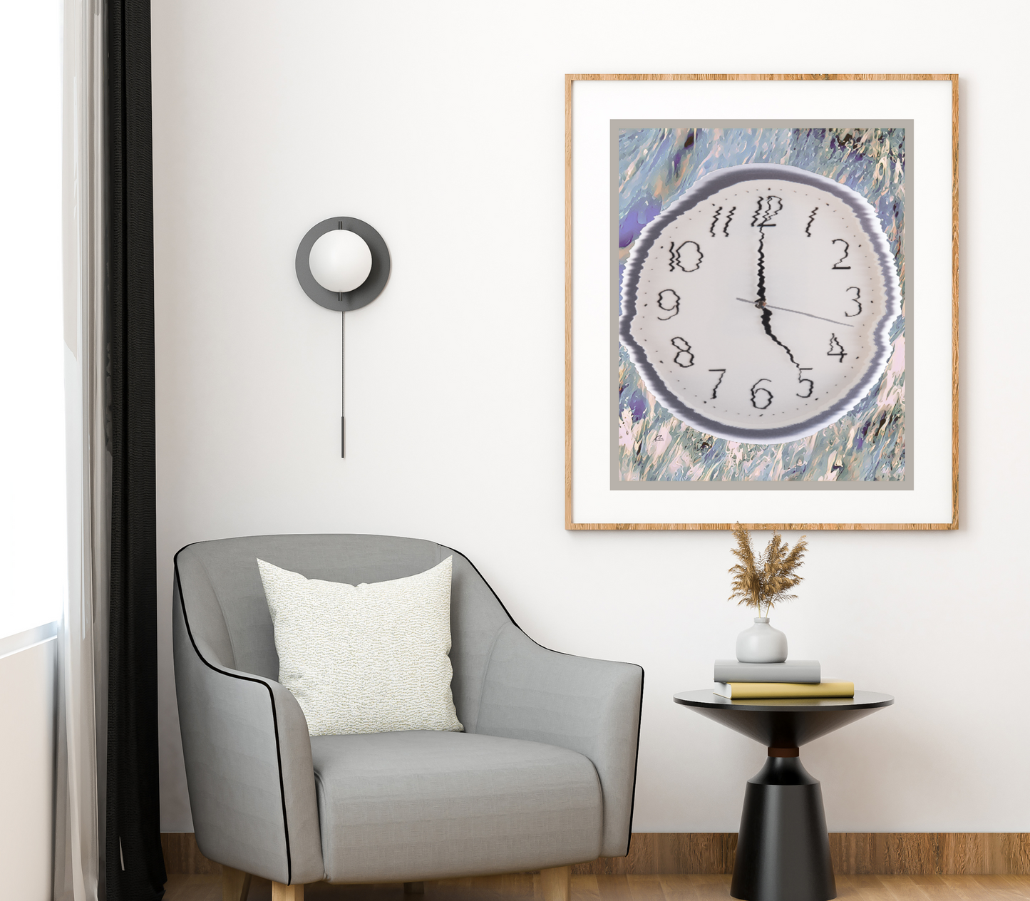 5 O'clock Somewhere Abstract Art Poster