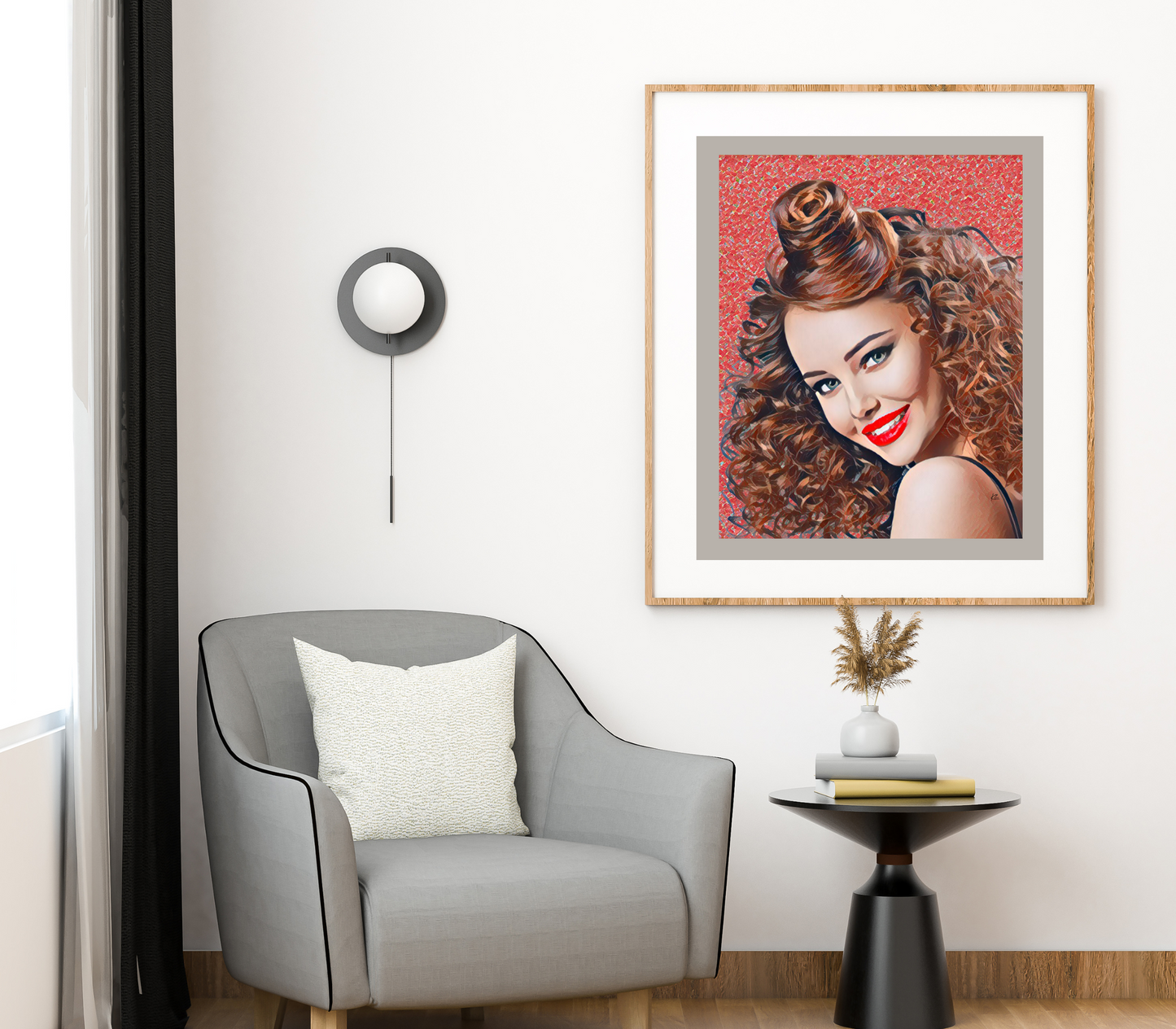 Dorian Woman with the Hairdo Art Poster