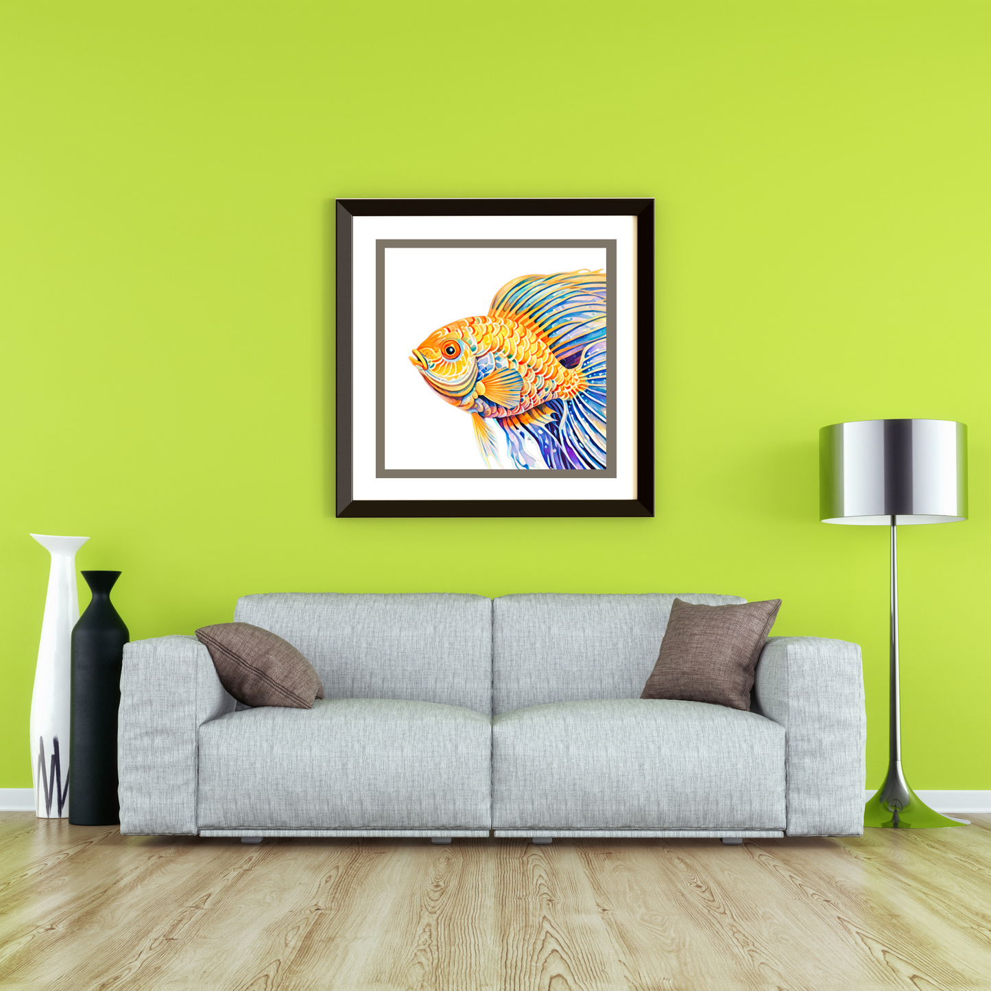 Fanciful Fish Poster