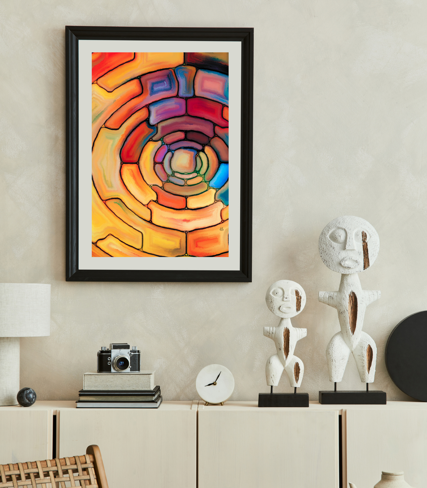 Portkey Abstract Art Poster