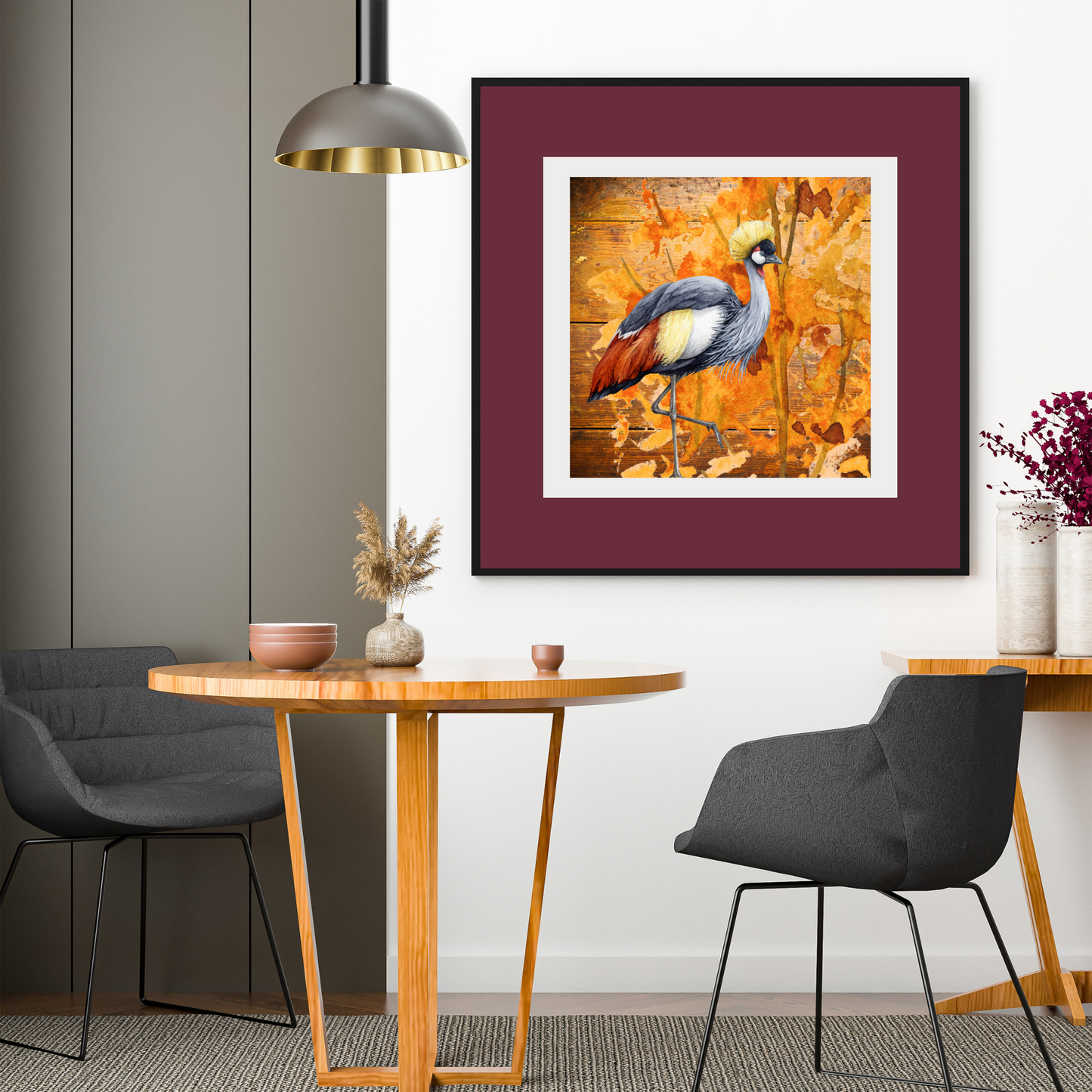 Balance Wildlife Bird Art Poster