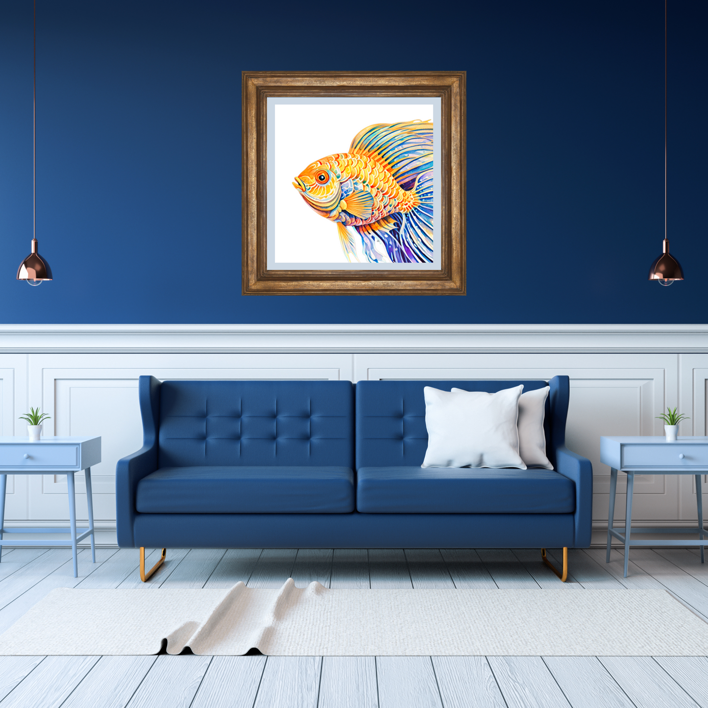 Fanciful Fish Poster